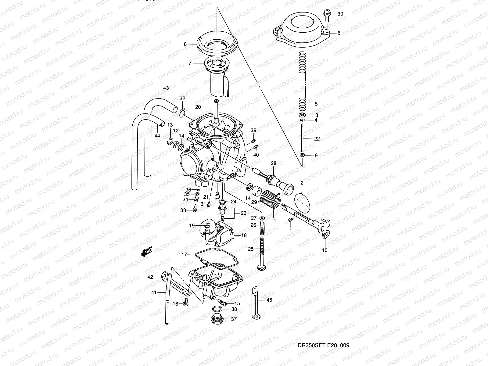 9 - CARBURETOR (MODEL L/M)