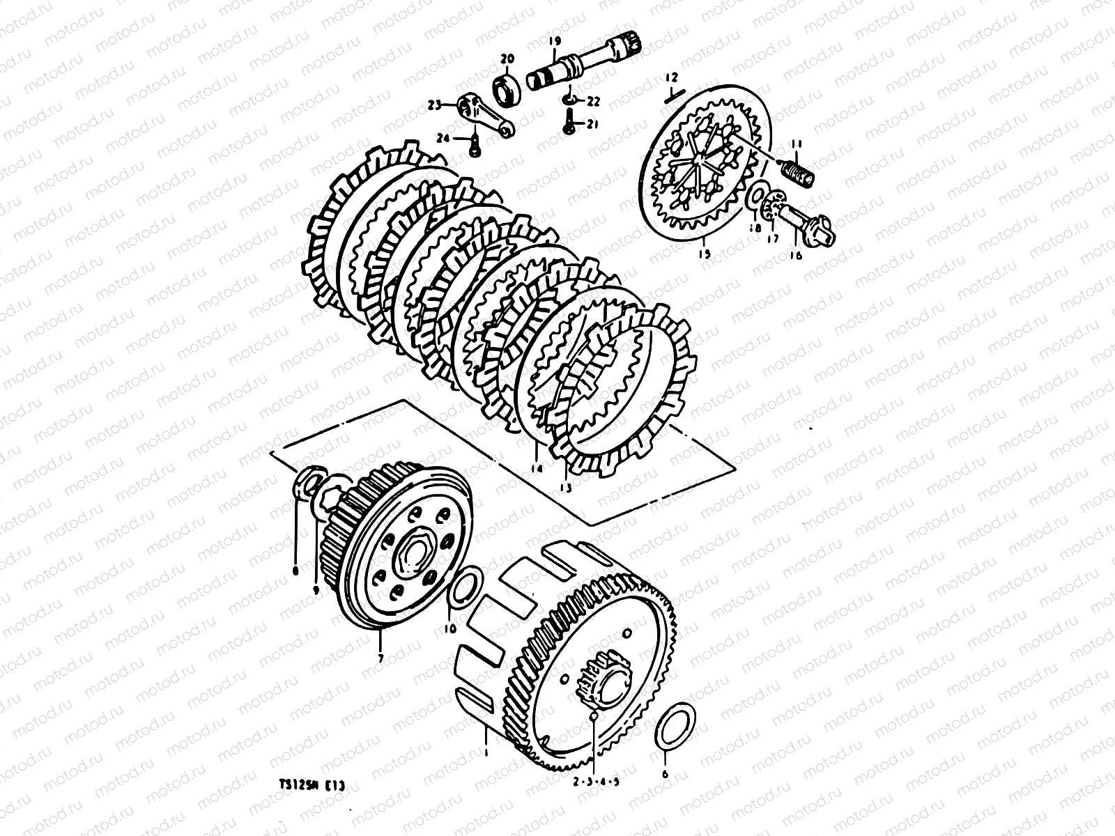 9 - CLUTCH (~F.NO.151092)