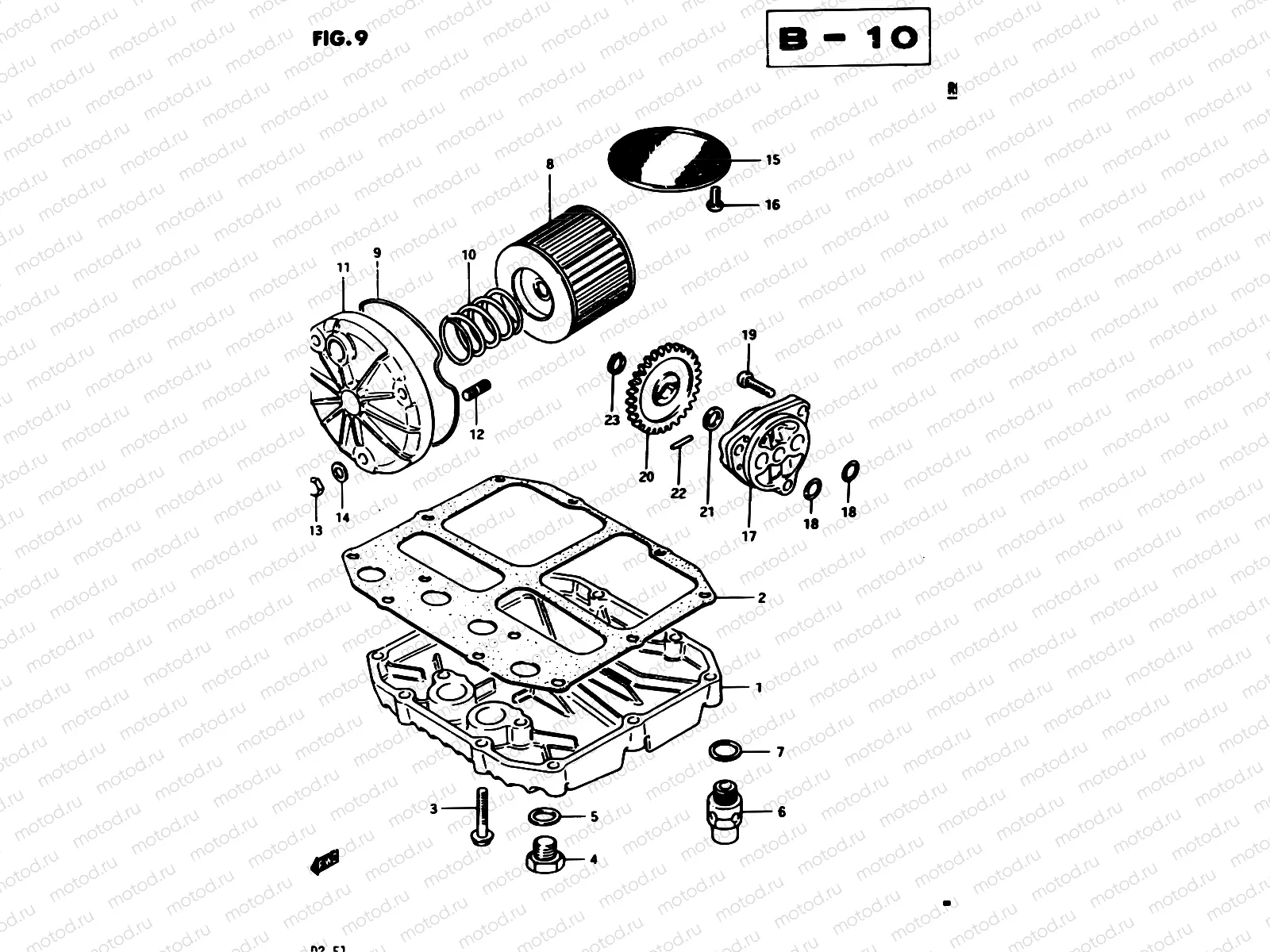 9 - FILTER - OIL PUMP