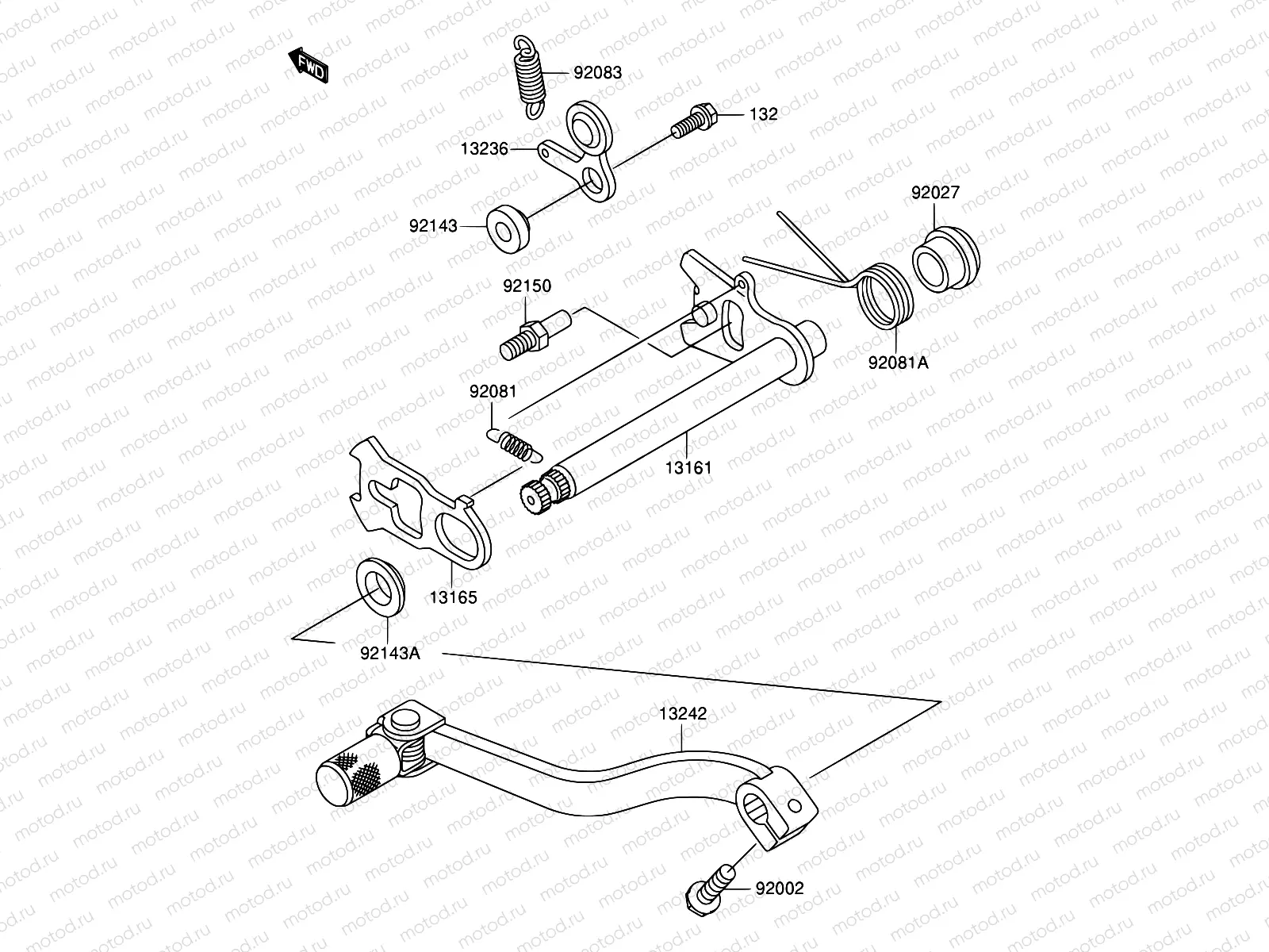 9 - GEAR CHANGE MECHANISM