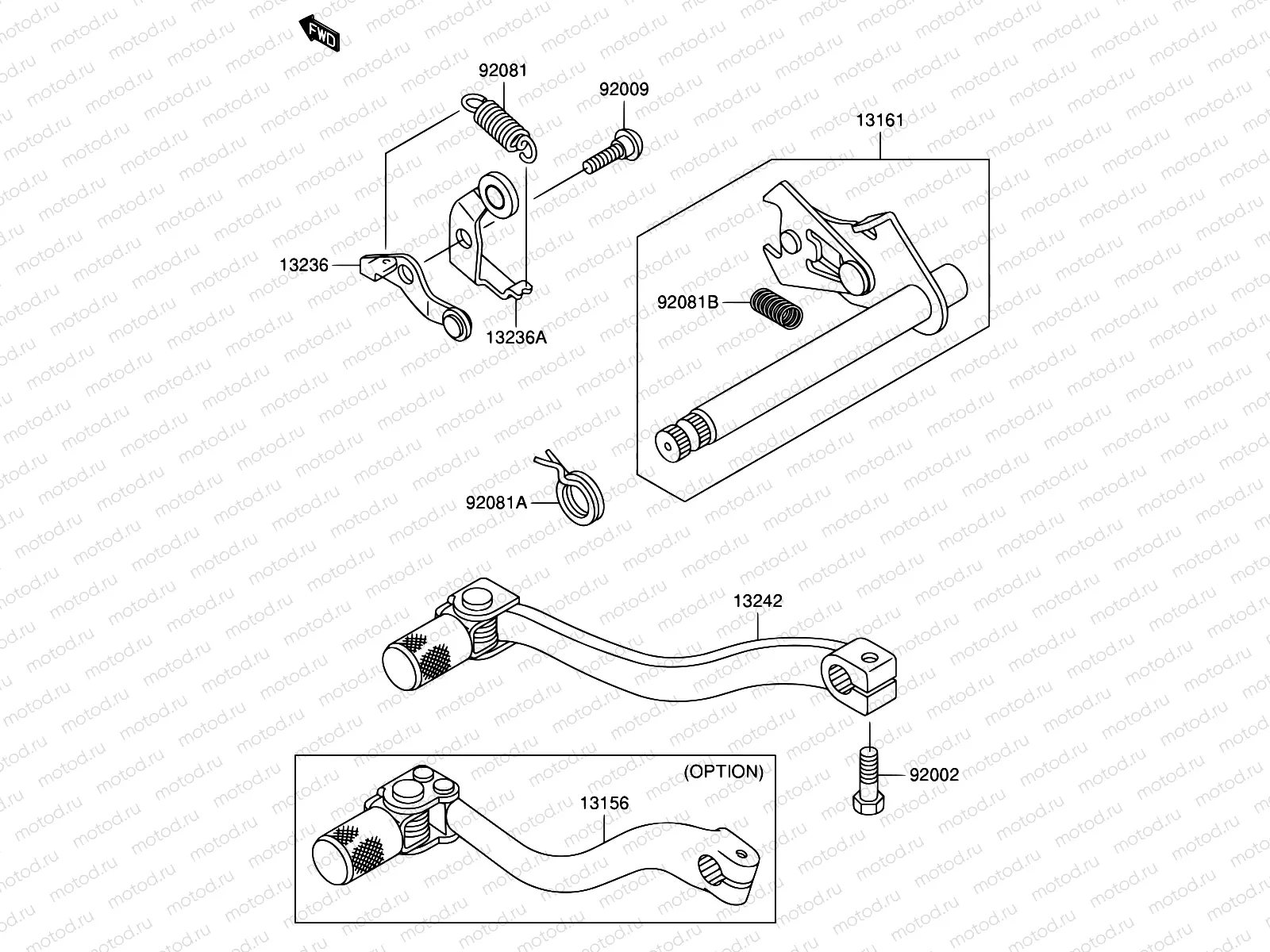 9 - GEAR CHANGE MECHANISM