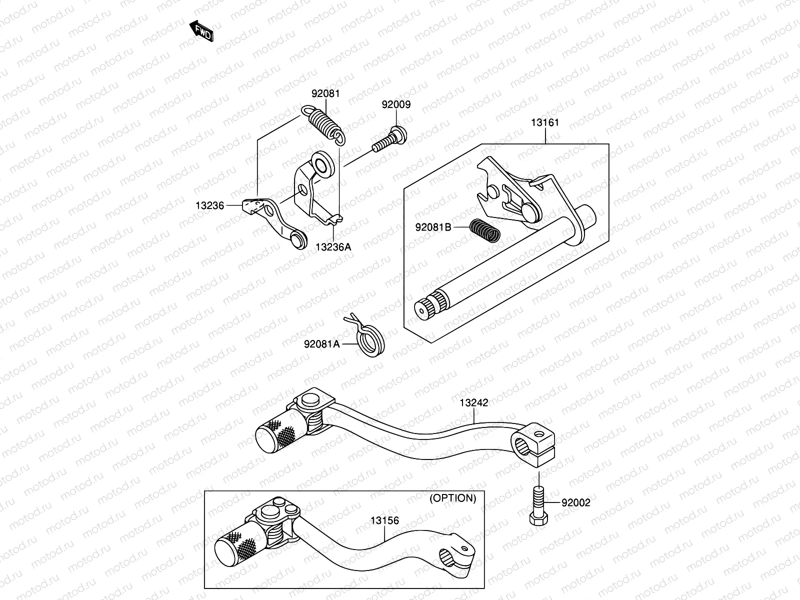 9 - GEAR CHANGE MECHANISM