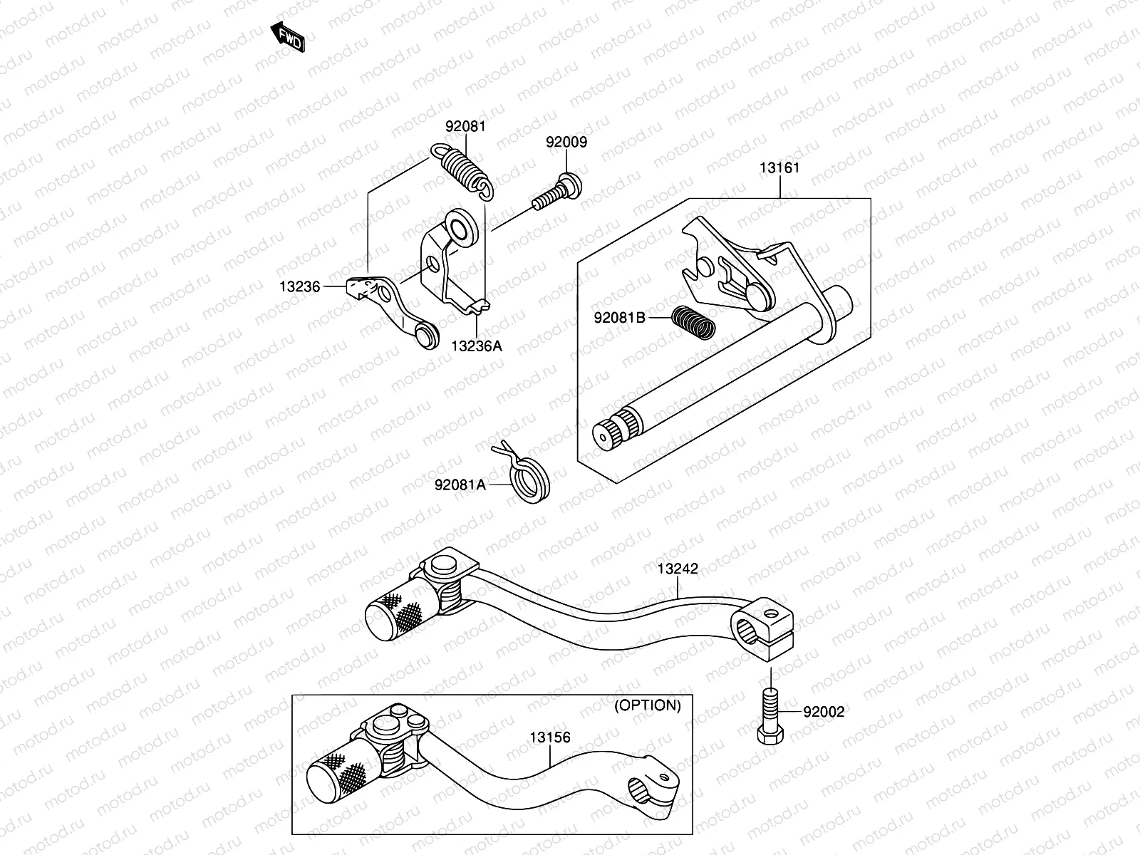 9 - GEAR CHANGE MECHANISM
