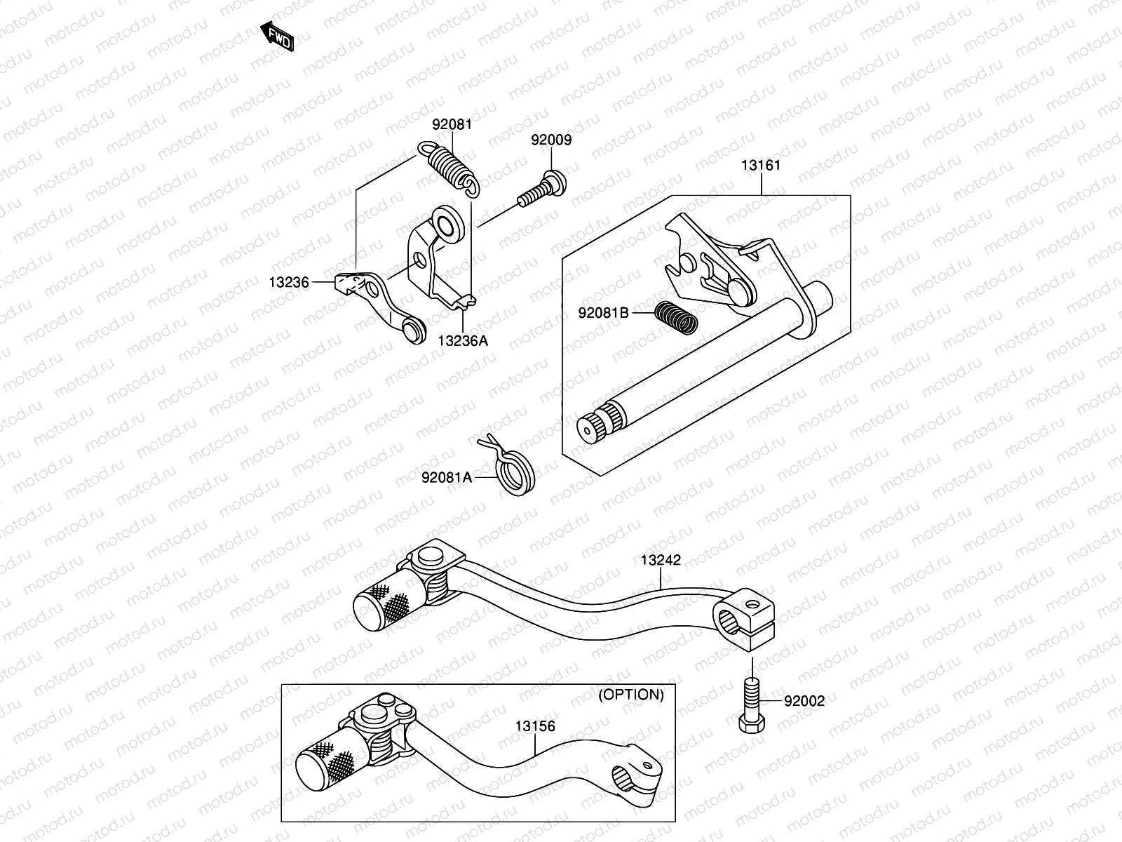 9 - GEAR CHANGE MECHANISM
