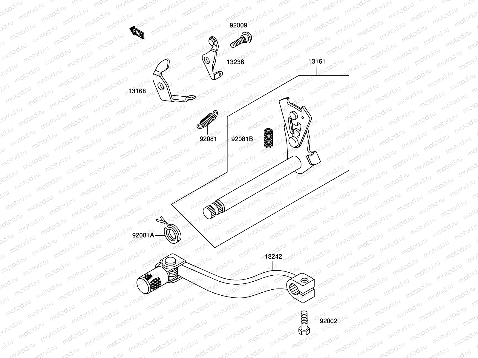 9 - GEAR CHANGE MECHANISM