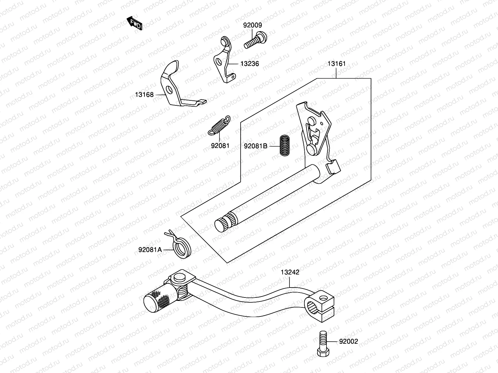 9 - GEAR CHANGE MECHANISM