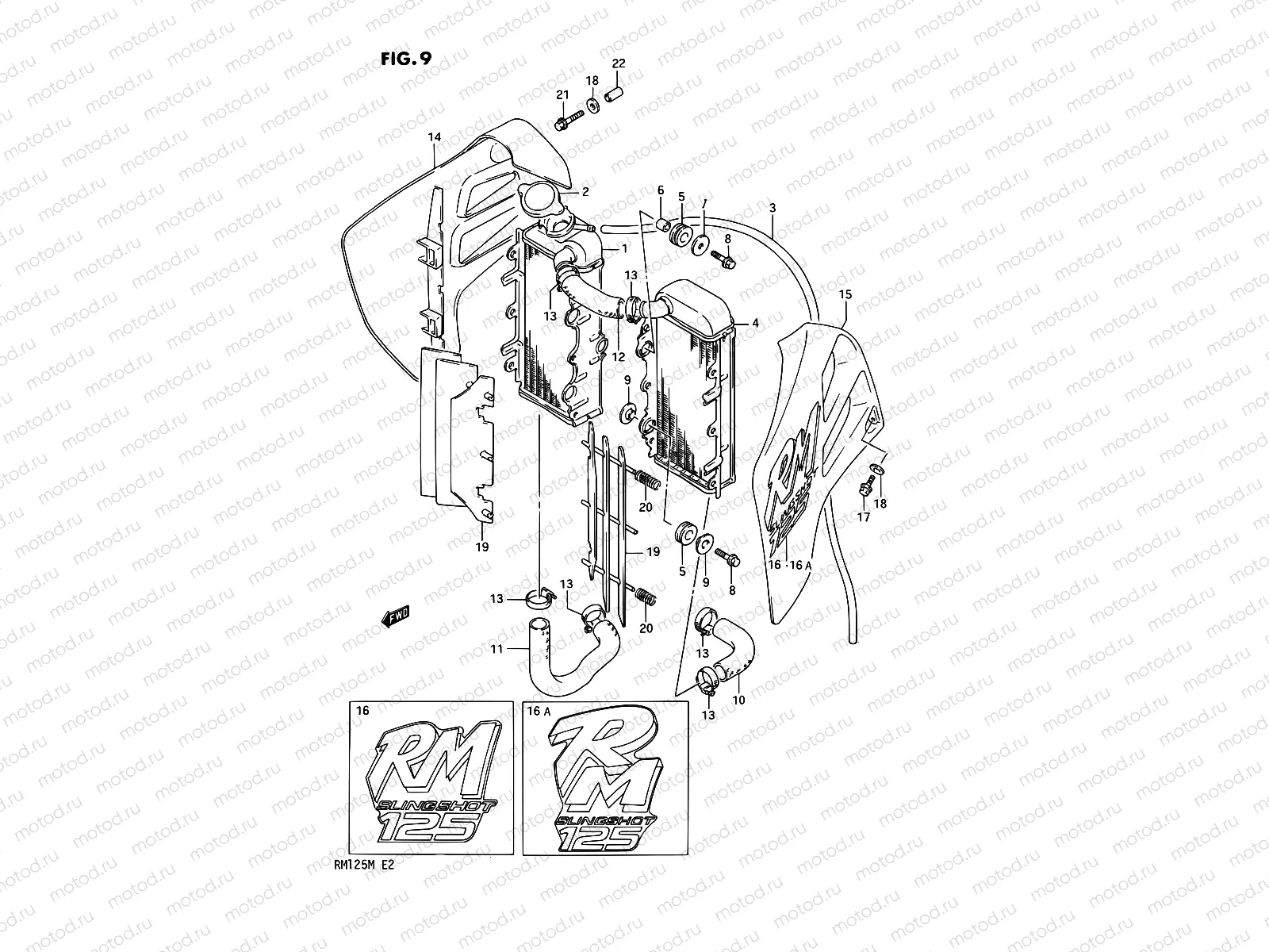9 - RADIATOR (MODEL K/L)
