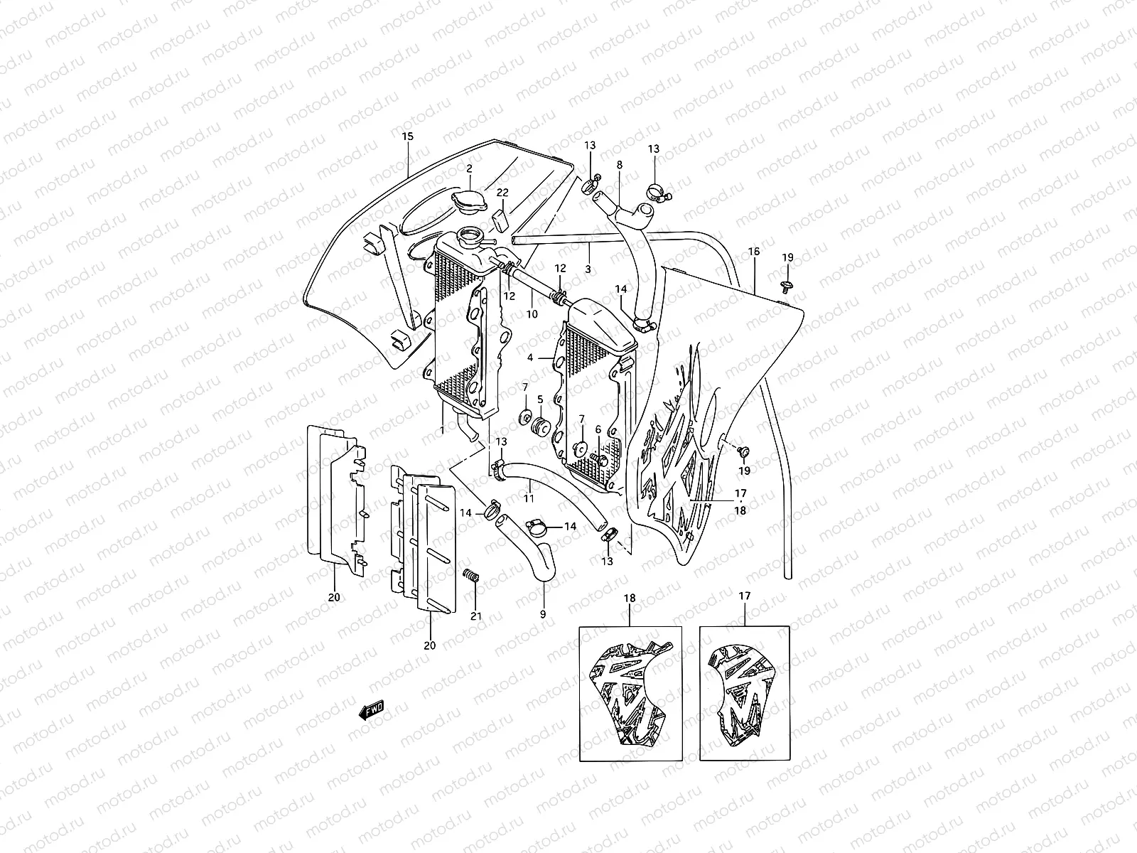 9 - RADIATOR (MODEL P)