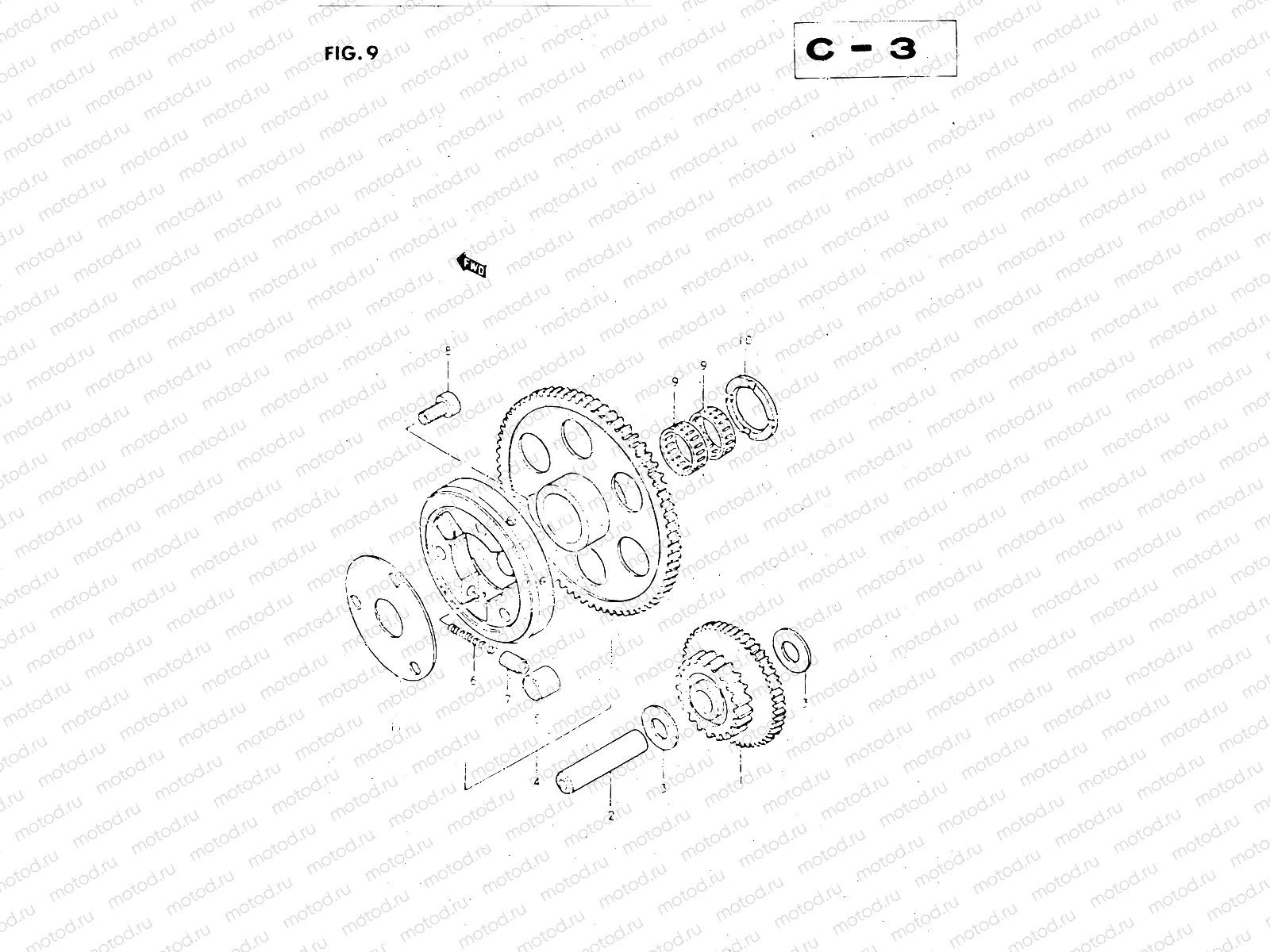 9 - STARTER CLUTCH