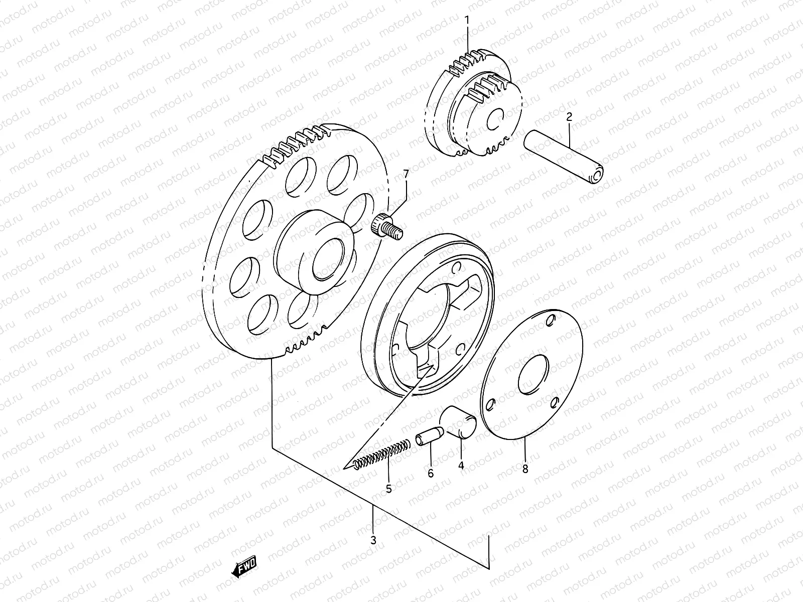 9 - STARTER CLUTCH