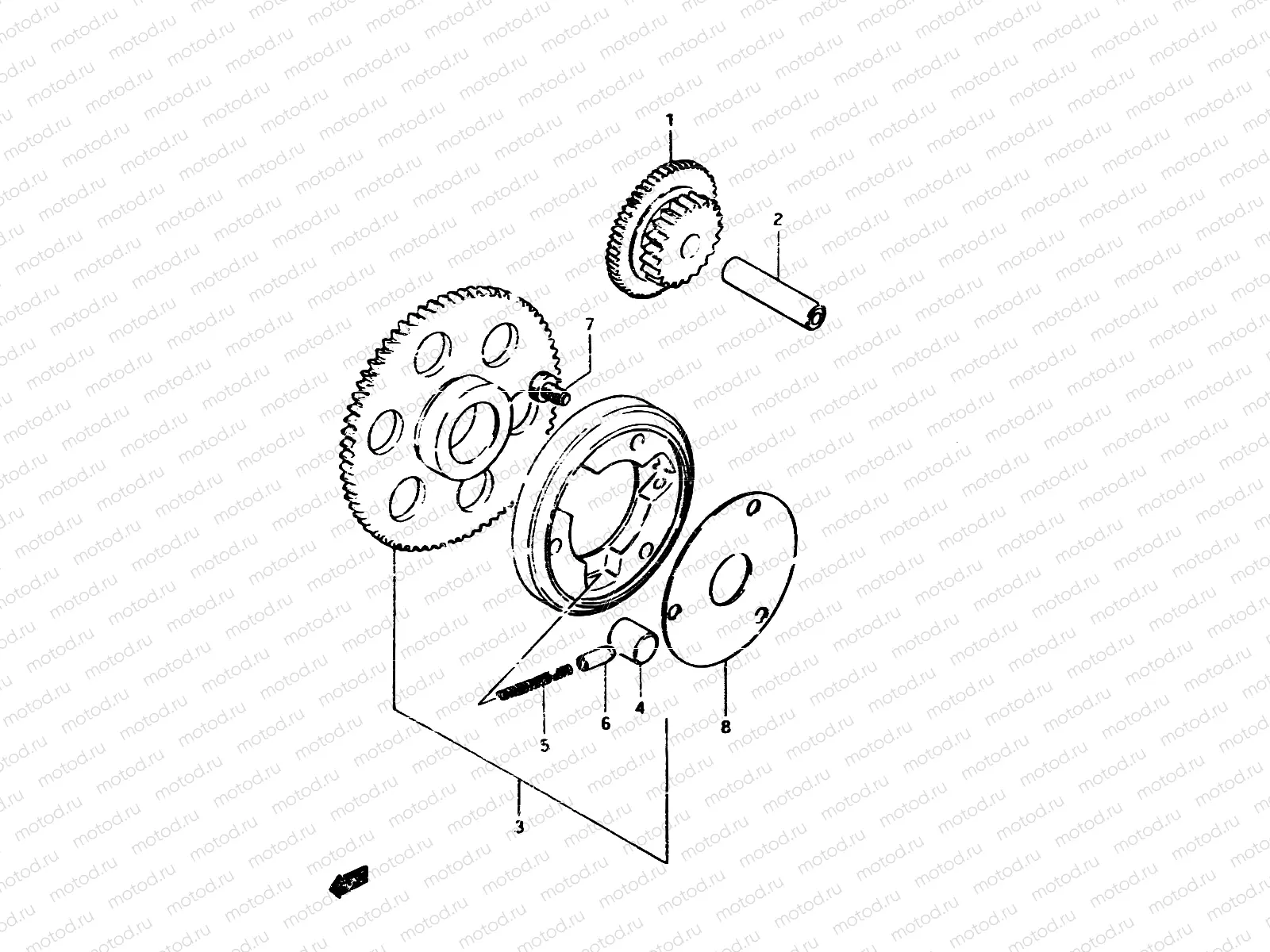9 - STARTER CLUTCH