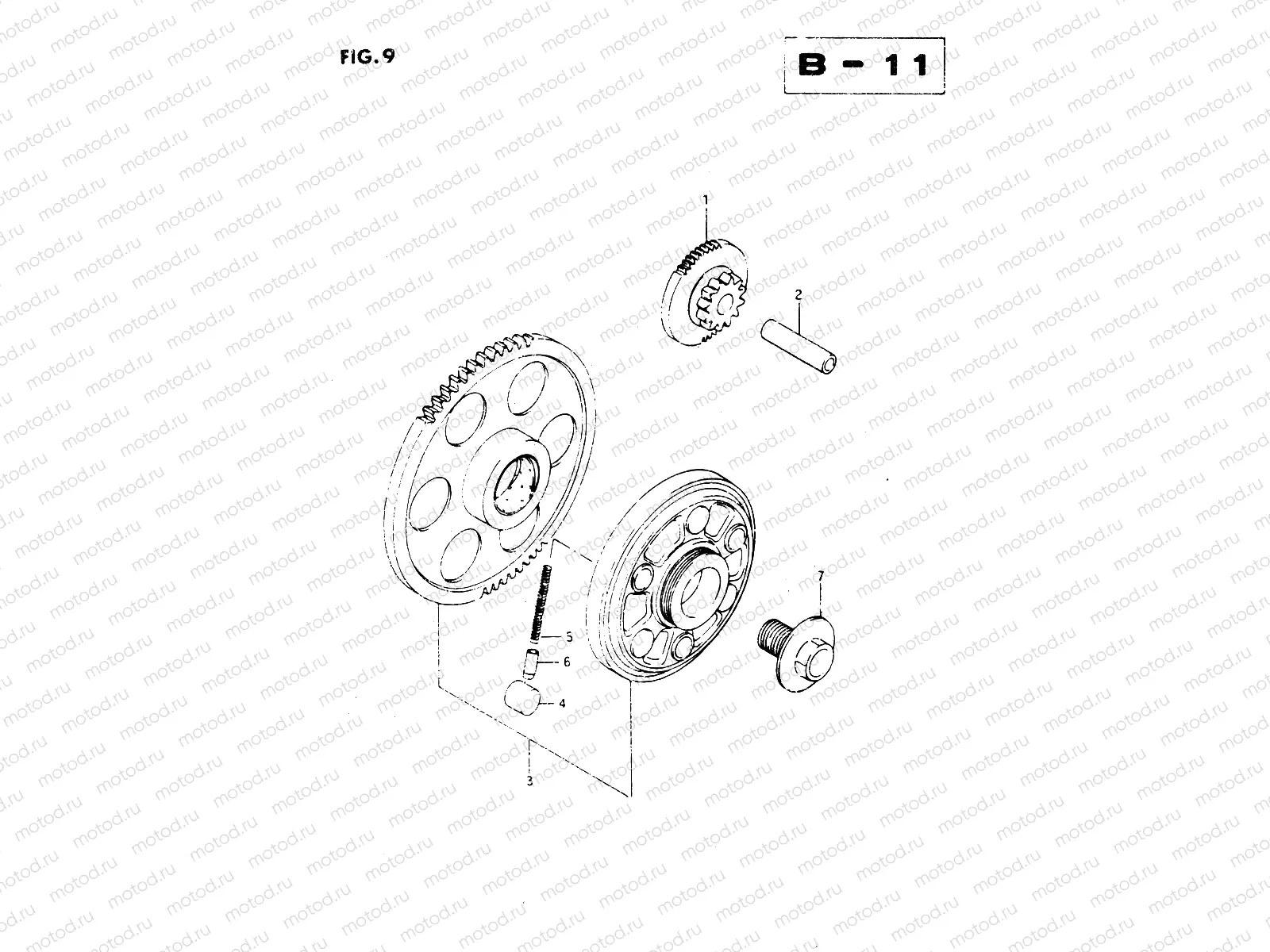 9 - STARTER CLUTCH