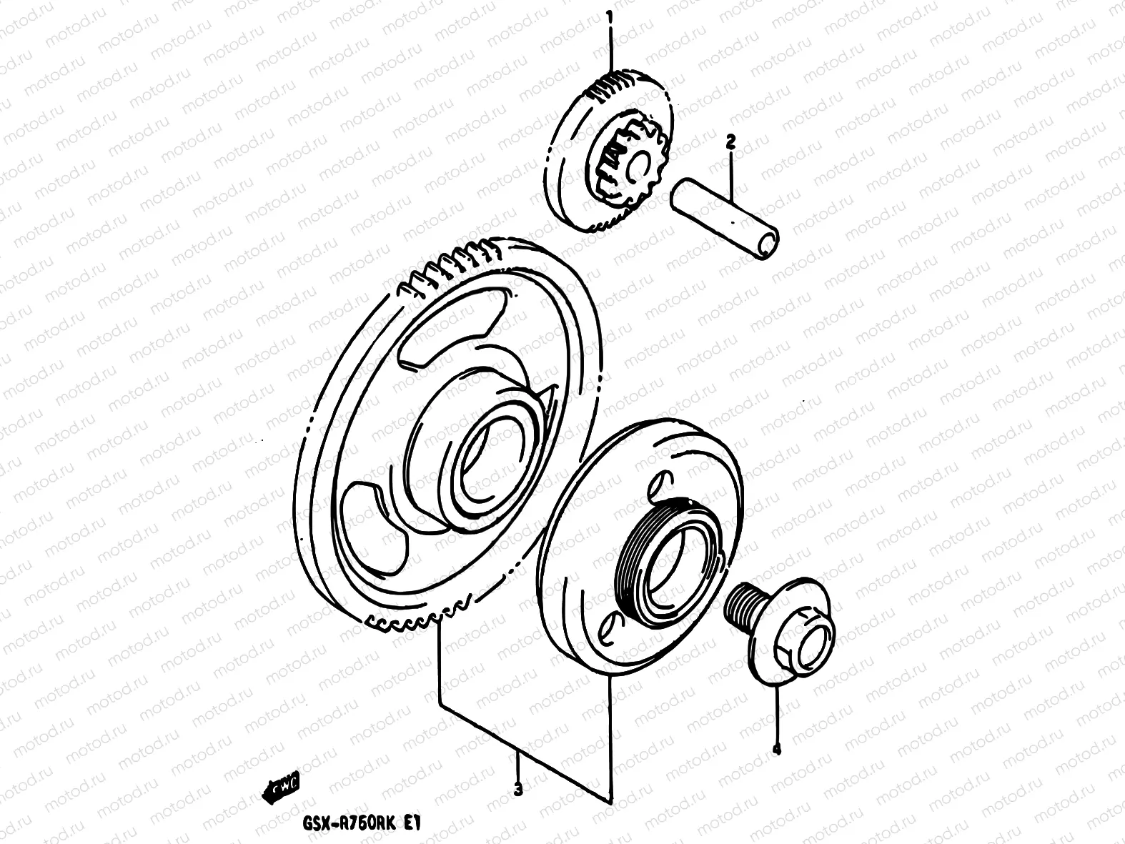 9 - STARTER CLUTCH