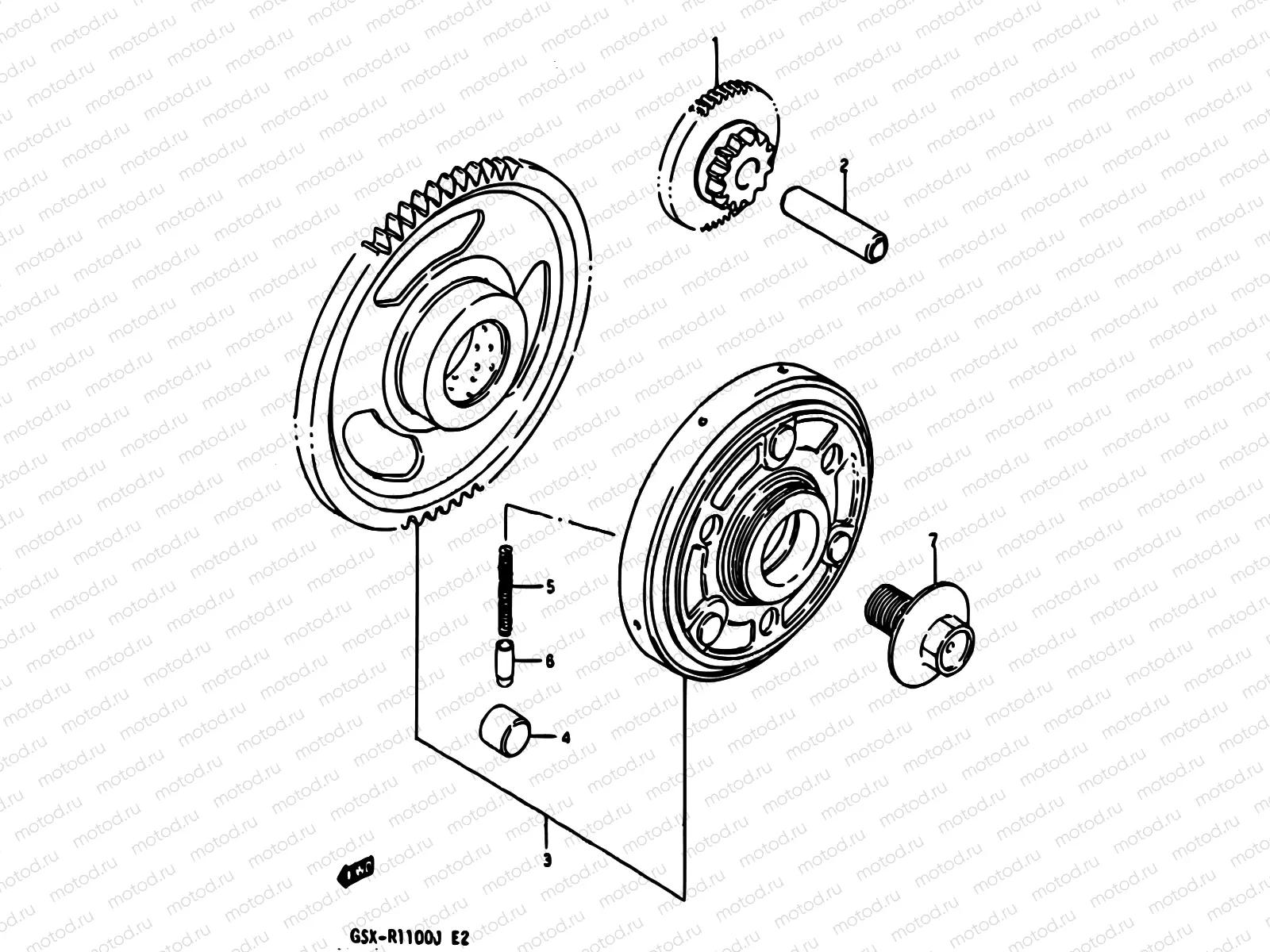 9 - STARTER CLUTCH