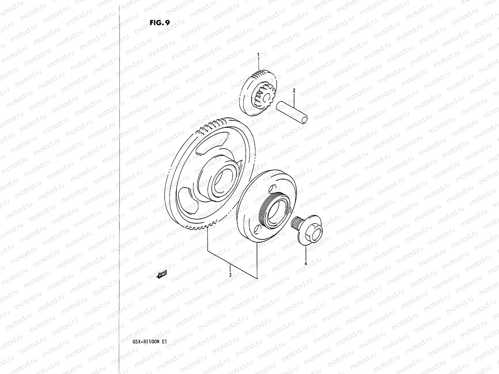 9 - STARTER CLUTCH