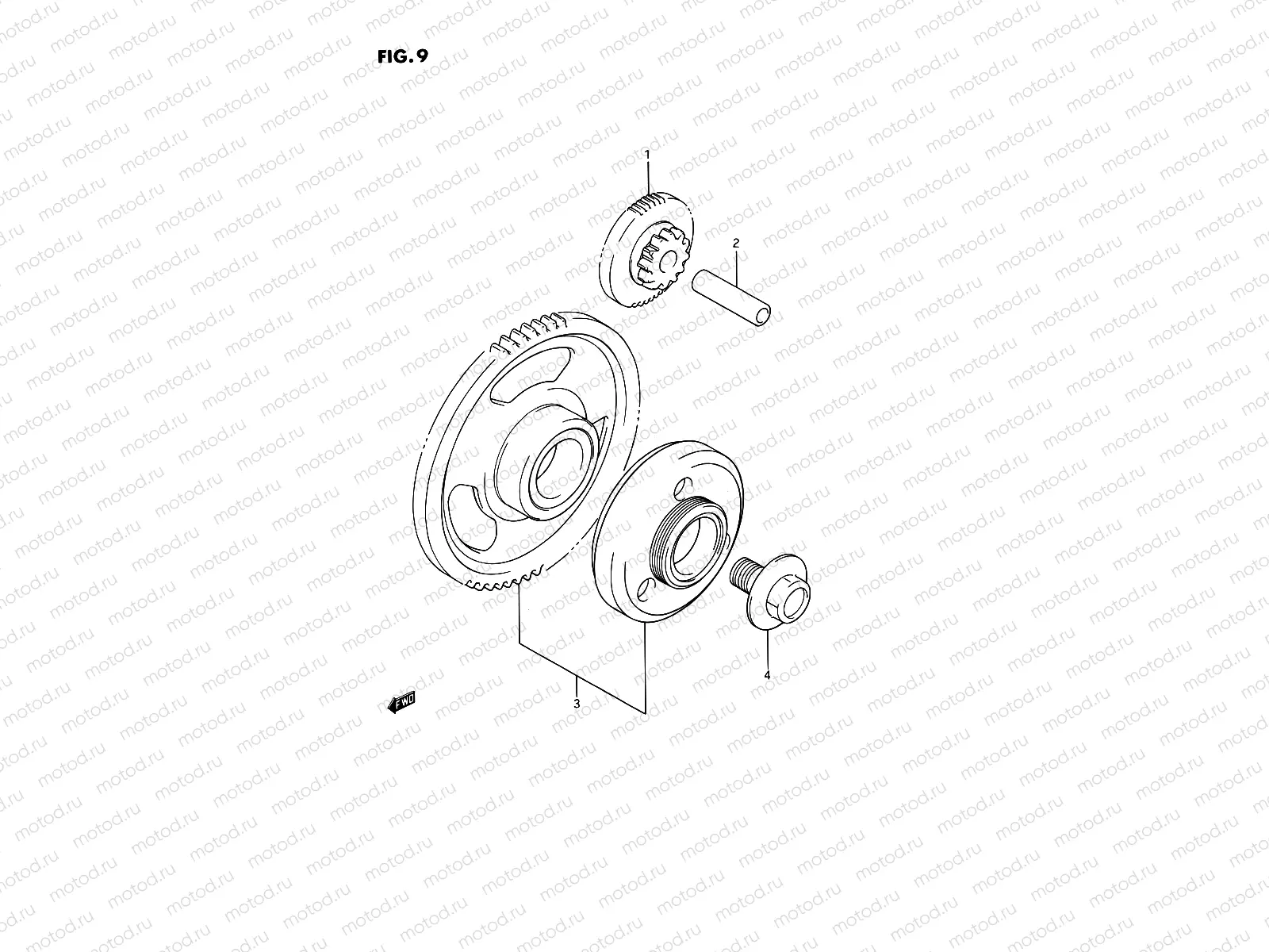 9 - STARTER CLUTCH