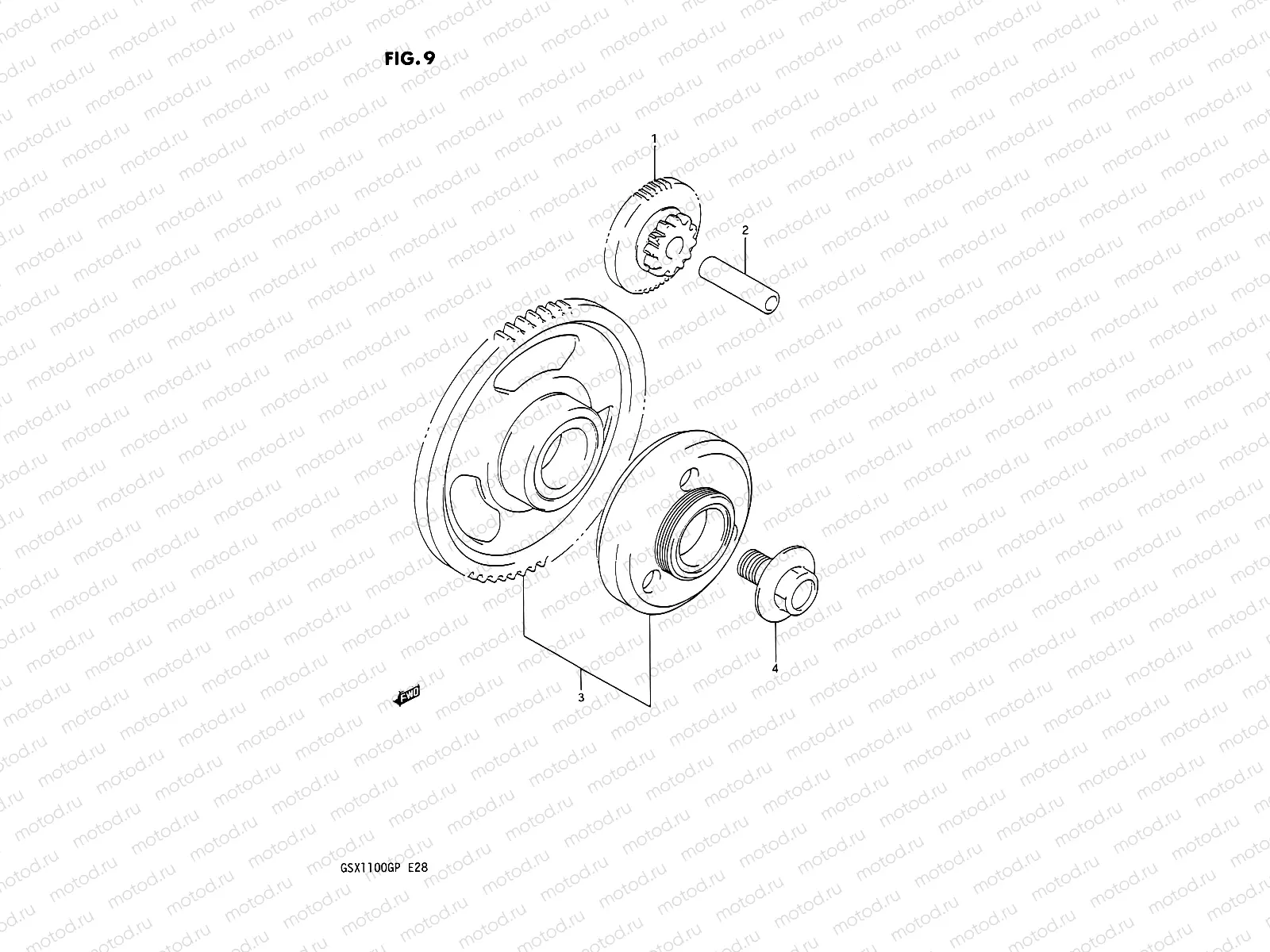 9 - STARTER CLUTCH
