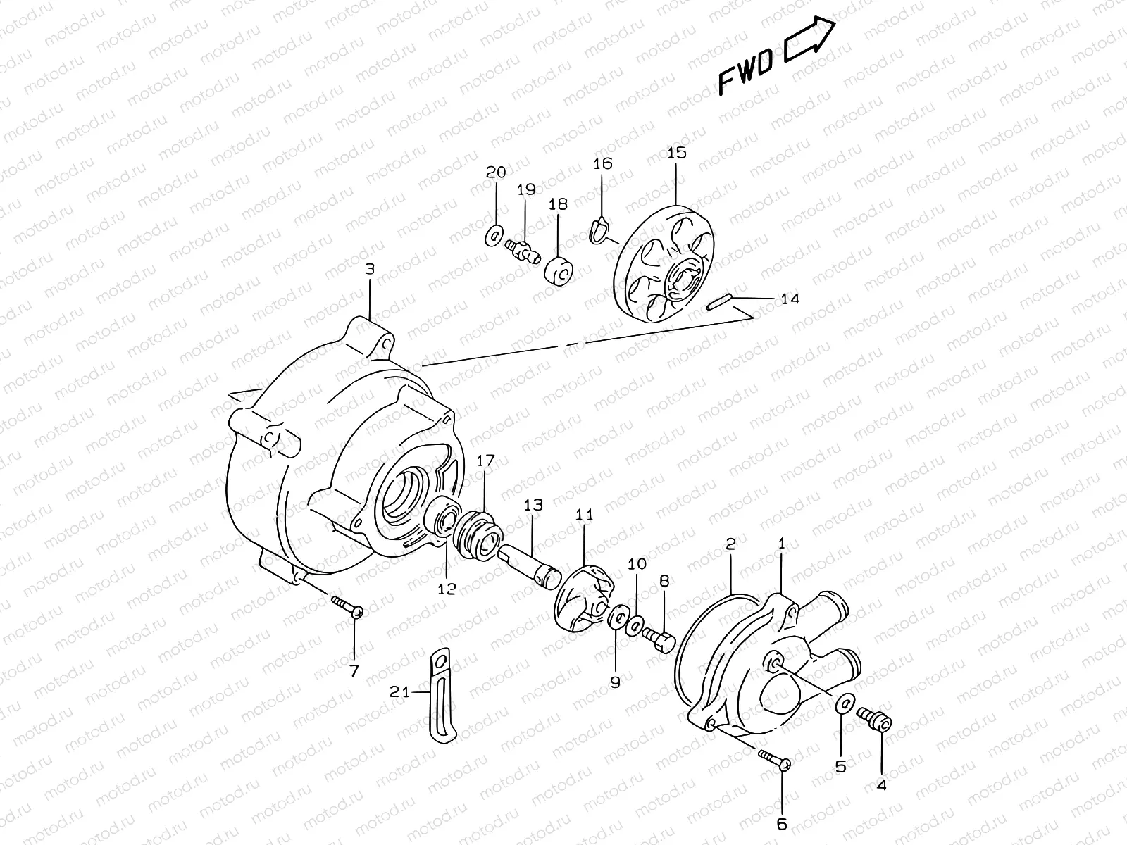 9 - WATER PUMP