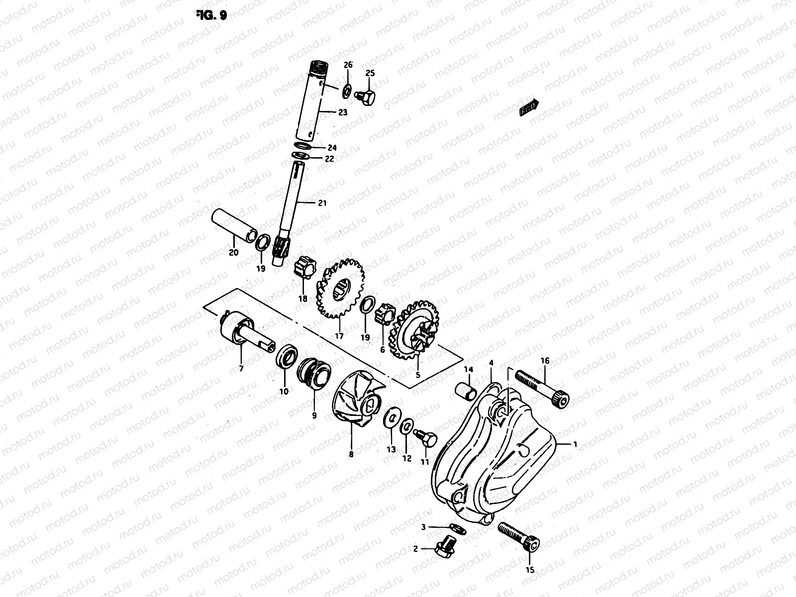 9 - WATER PUMP