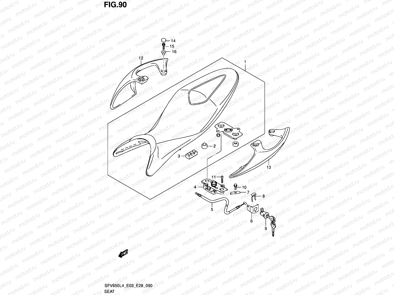 90 - SEAT (SFV650L4 E03)