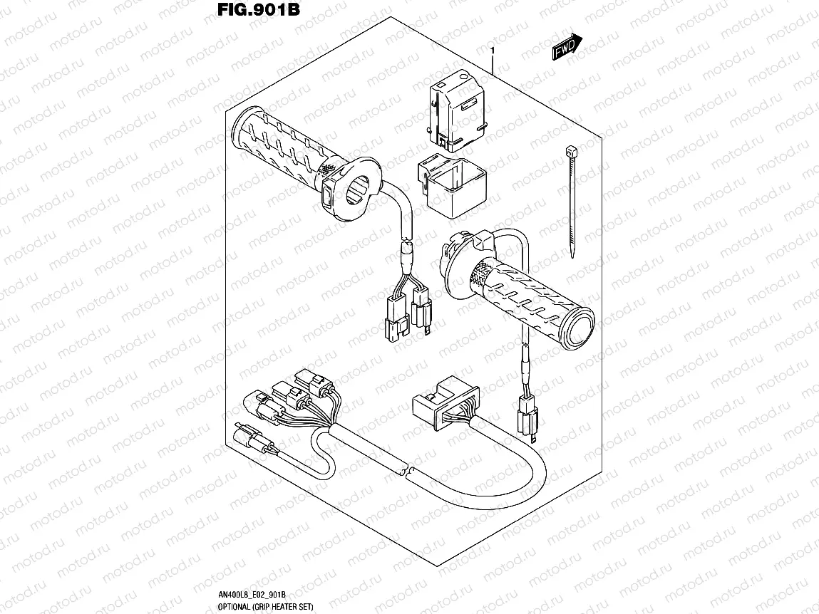 901B - OPTIONAL (GRIP HEATER SET)