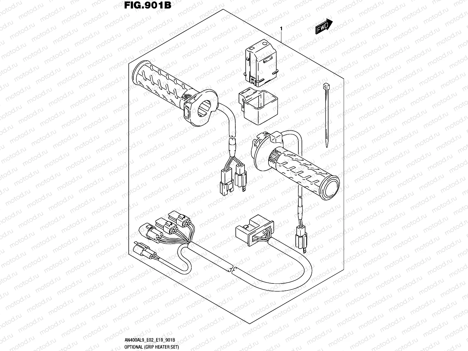 901B - OPTIONAL (GRIP HEATER SET)