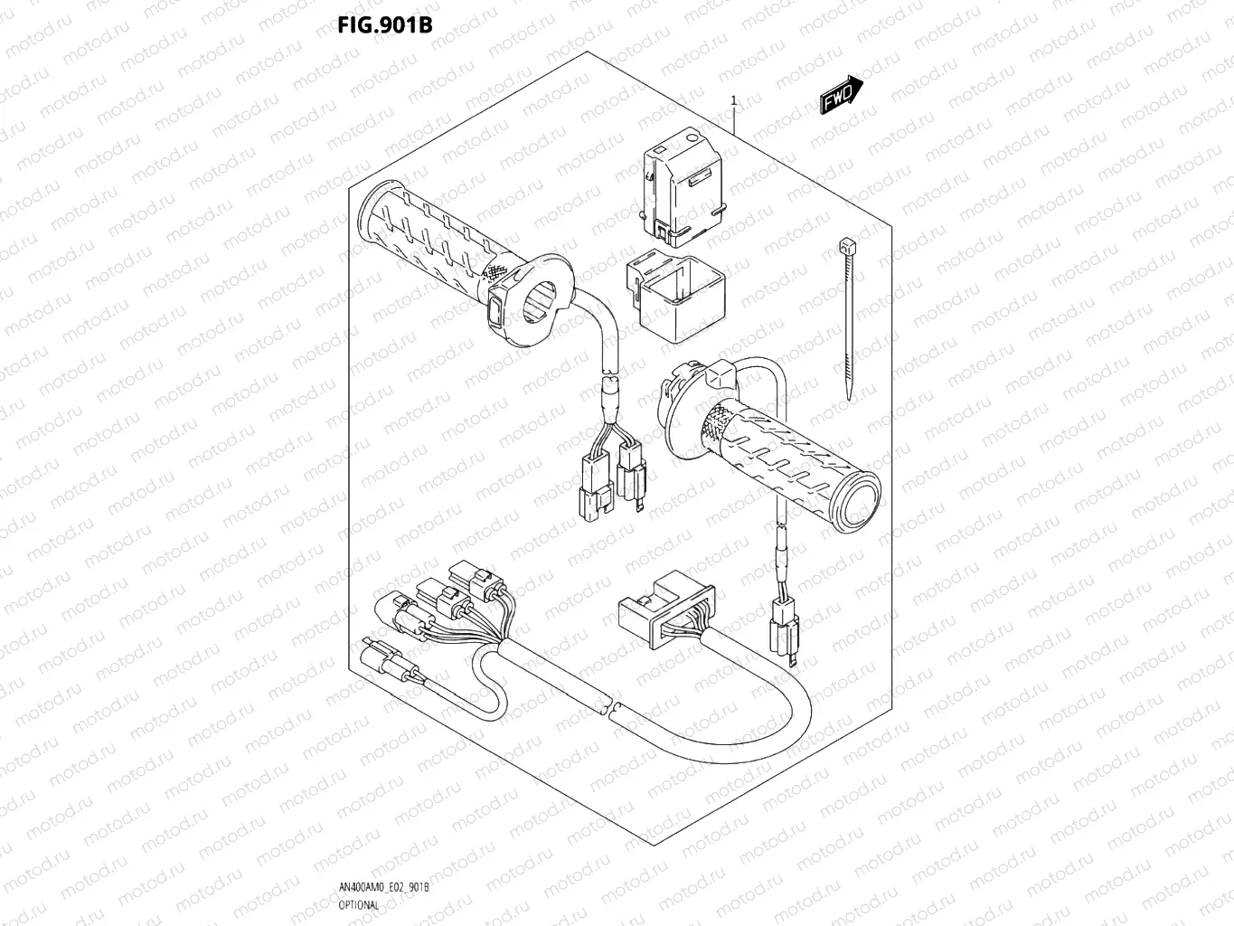 901B - OPTIONAL HEATED GRIPS