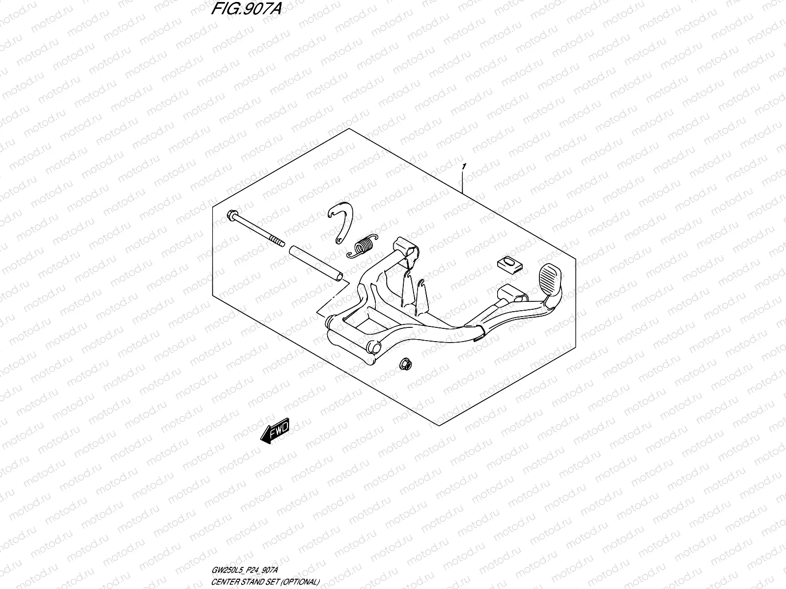 907A - CENTER STAND SET (OPTIONAL)