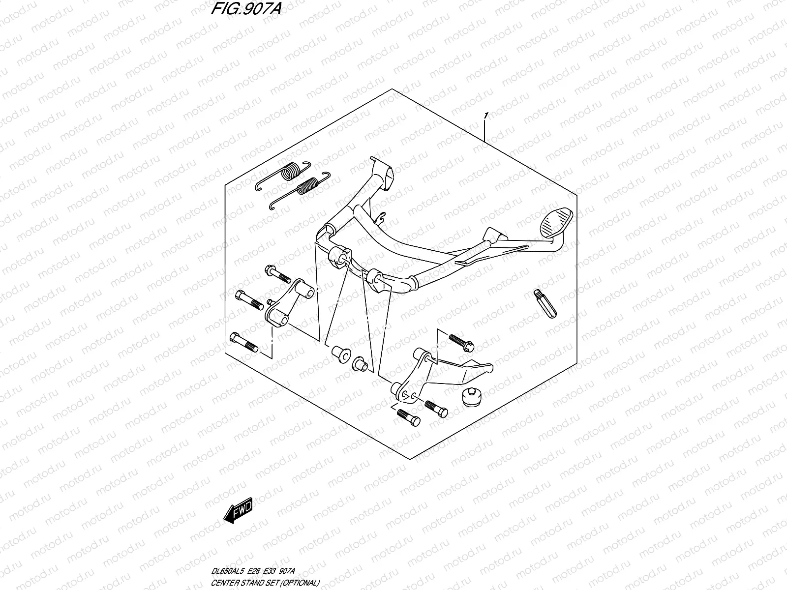 907A - CENTER STAND SET (OPTIONAL)