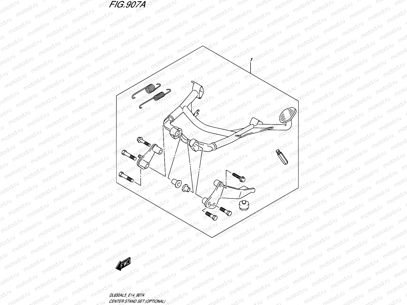 907A - CENTER STAND SET (OPTIONAL)