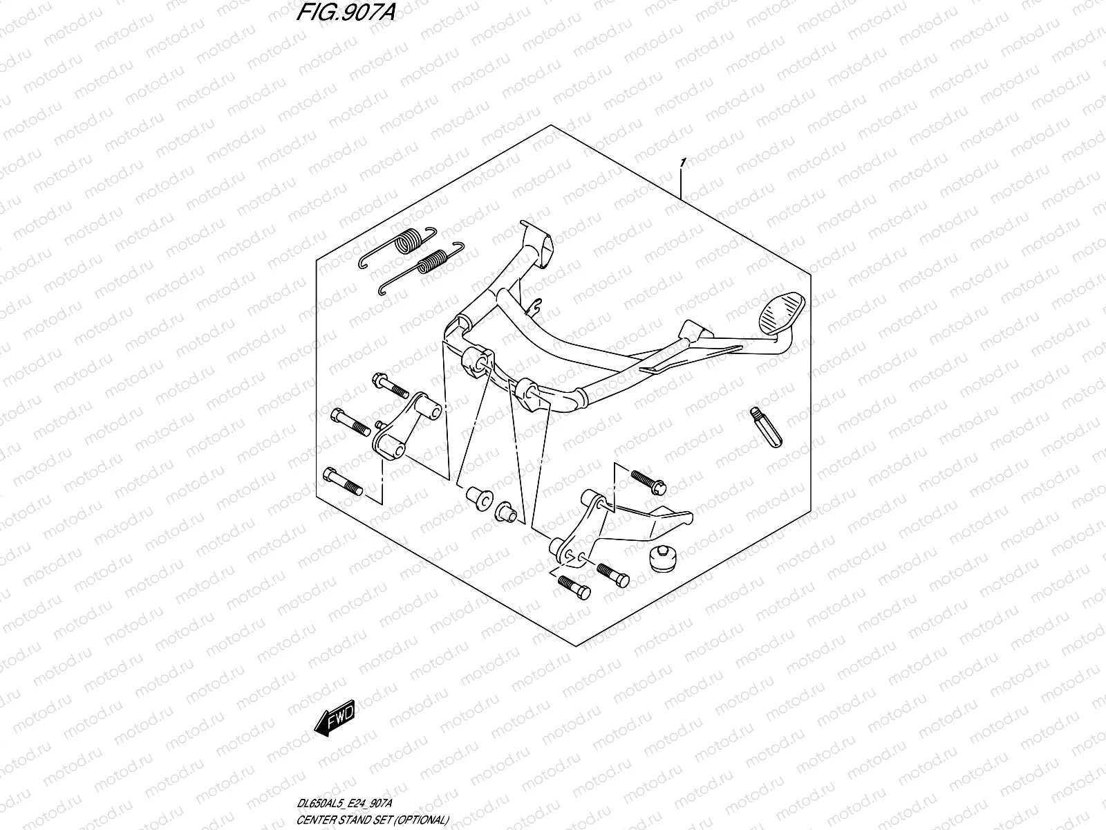 907A - CENTER STAND SET (OPTIONAL)