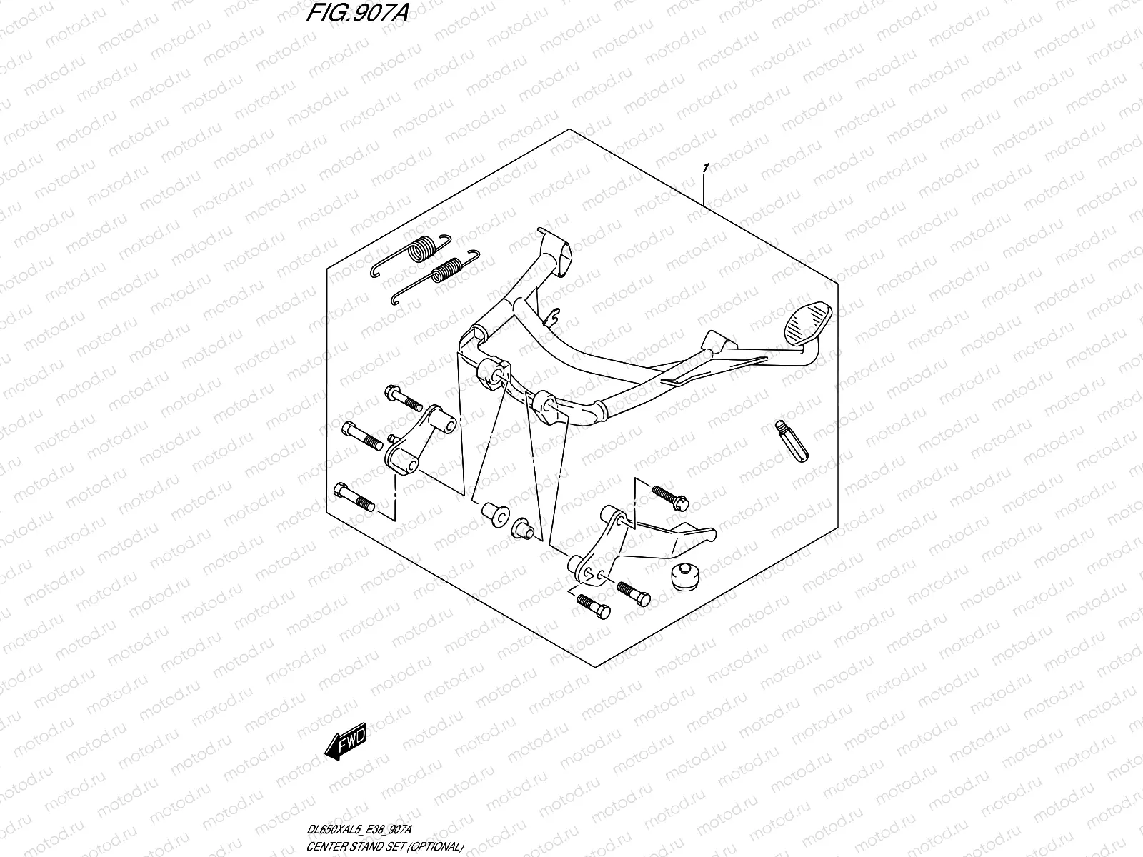 907A - CENTER STAND SET (OPTIONAL)