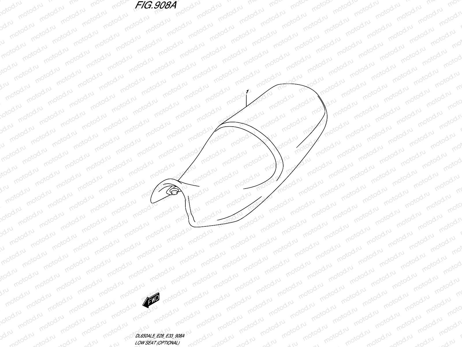 908A - LOW SEAT (OPTIONAL)