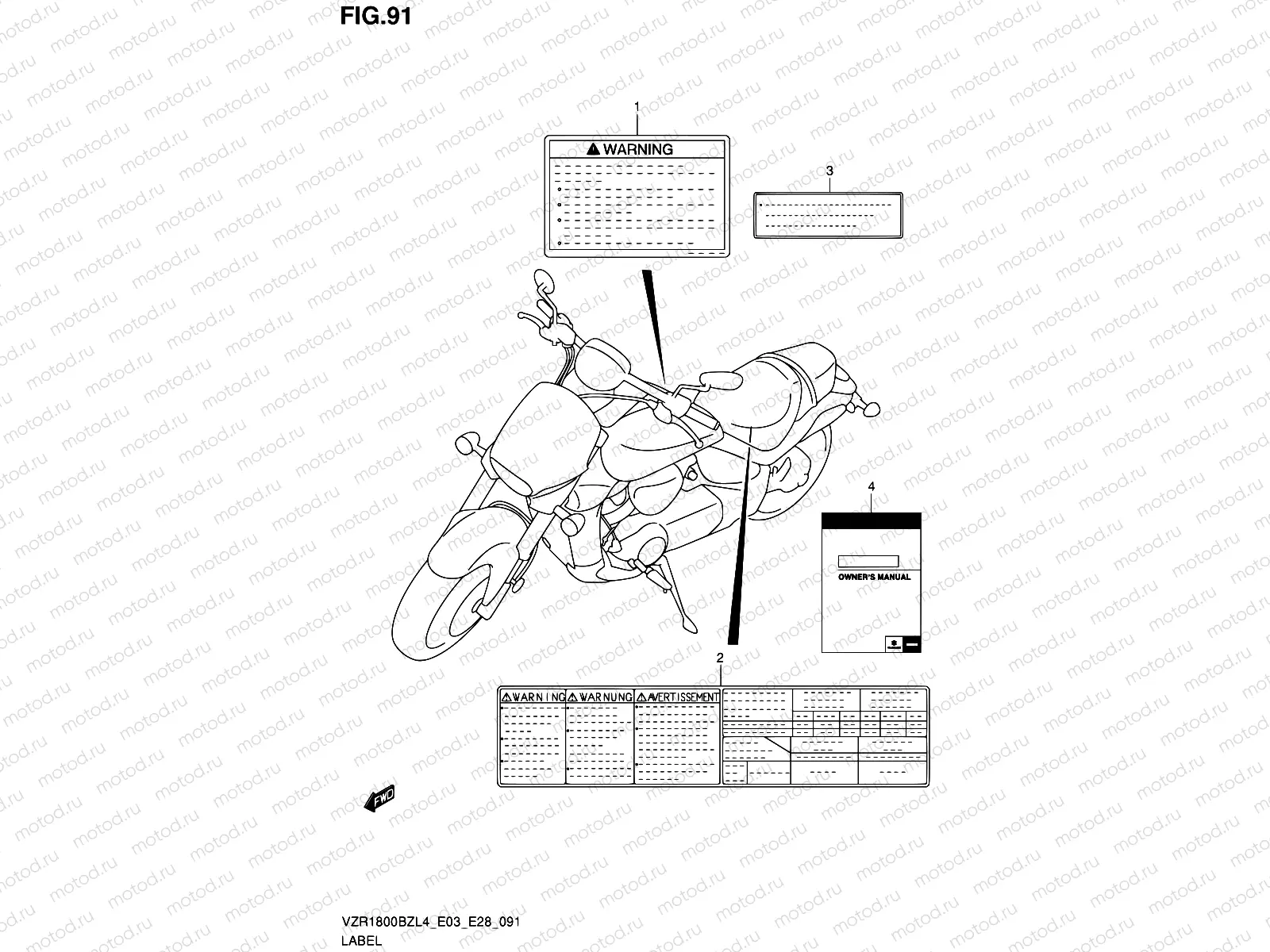 91 - LABEL (VZR1800BZL4 E28)