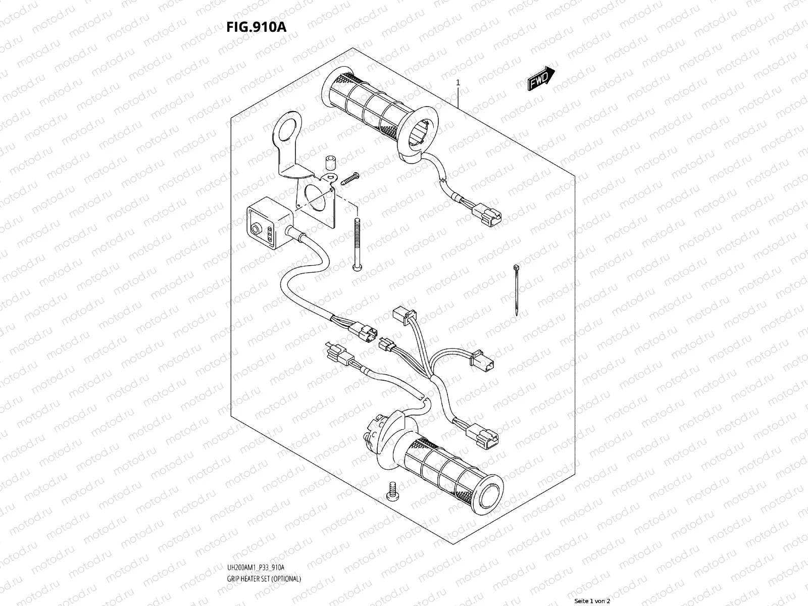 910A - GRIP HEATER SET (OPTIONAL)