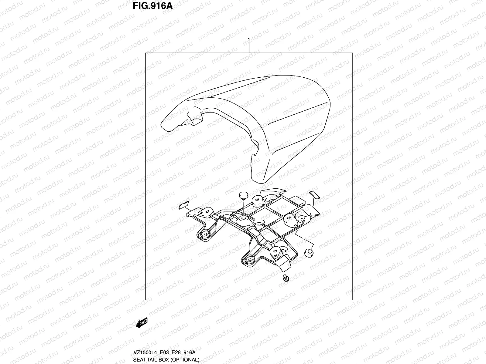 916A - SEAT TAIL BOX (OPTIONAL)