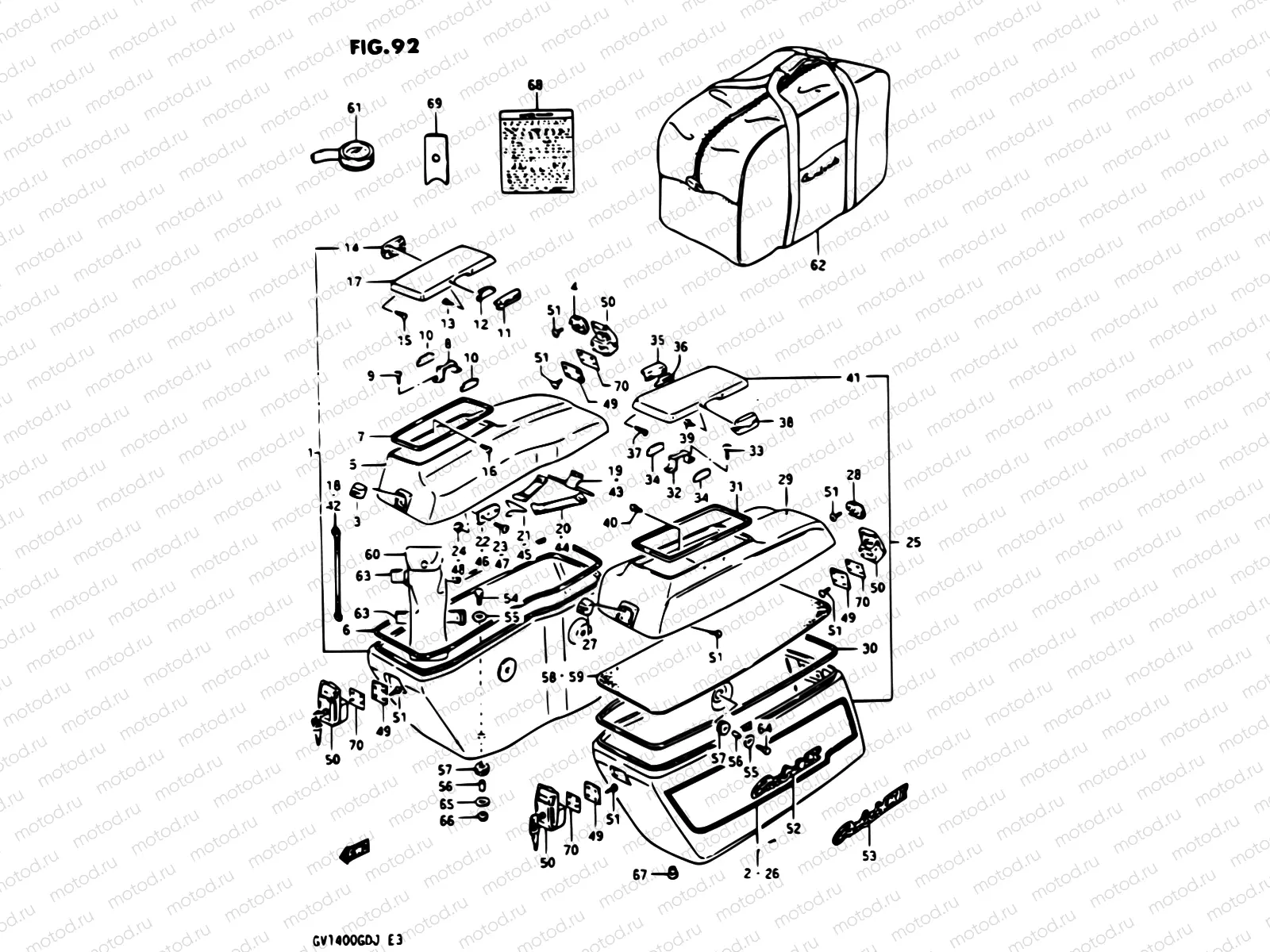 92 - SIDE BAG MODEL H