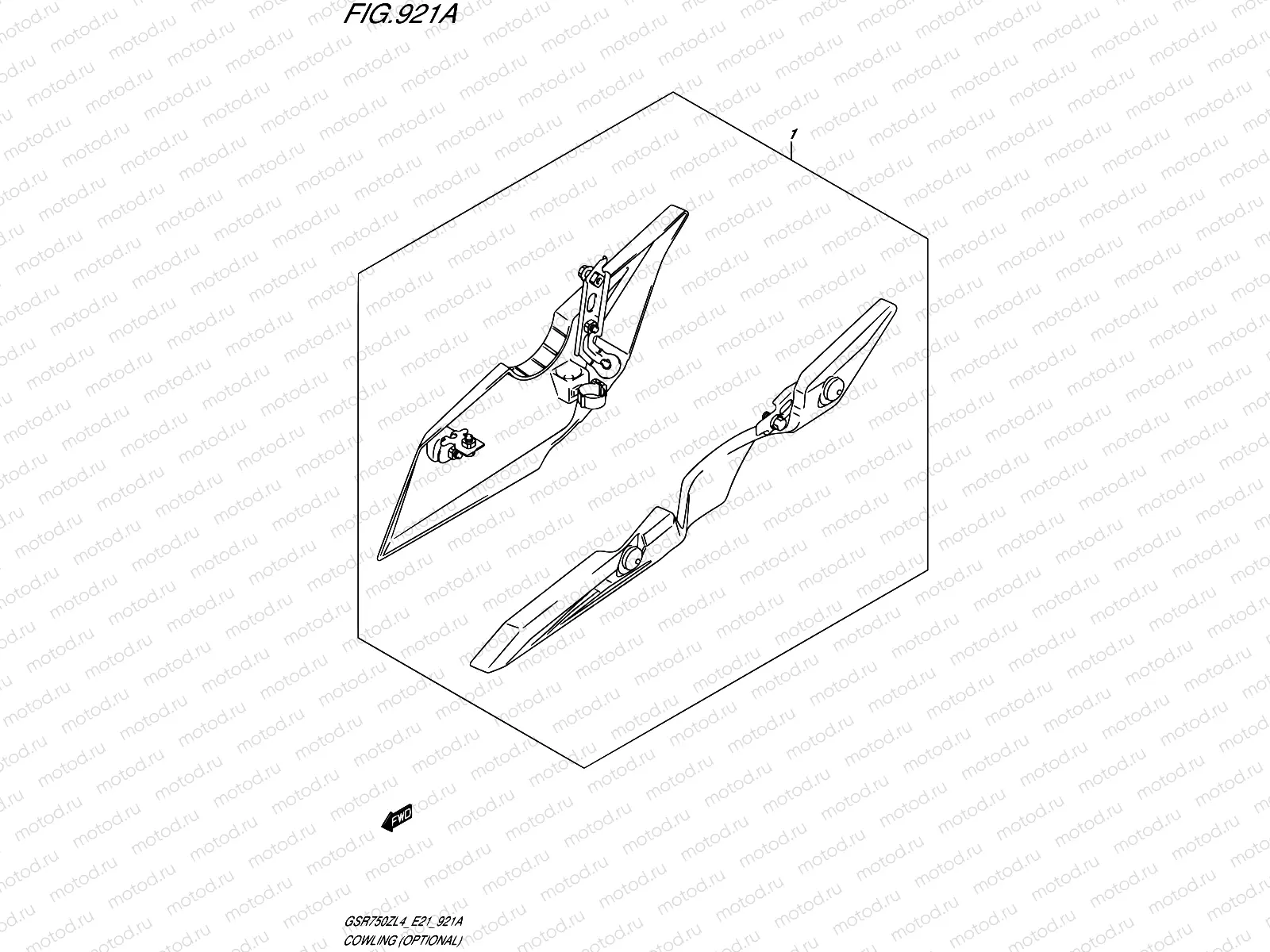 921A - COWLING (OPTIONAL)