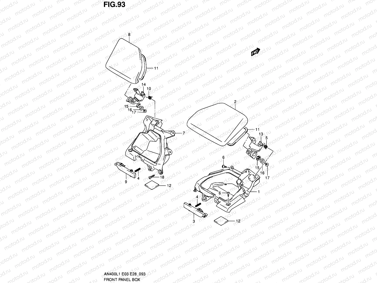 93 - FRONT PANEL BOX