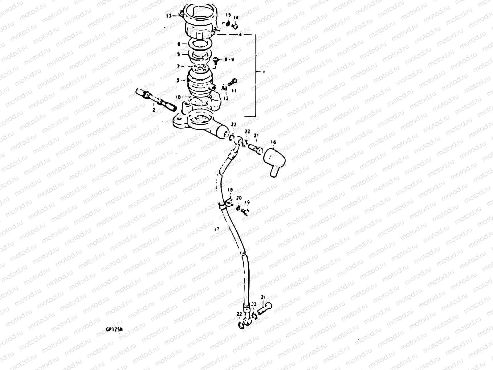93 - MASTER CYLINDER (GP125C, GP125N)