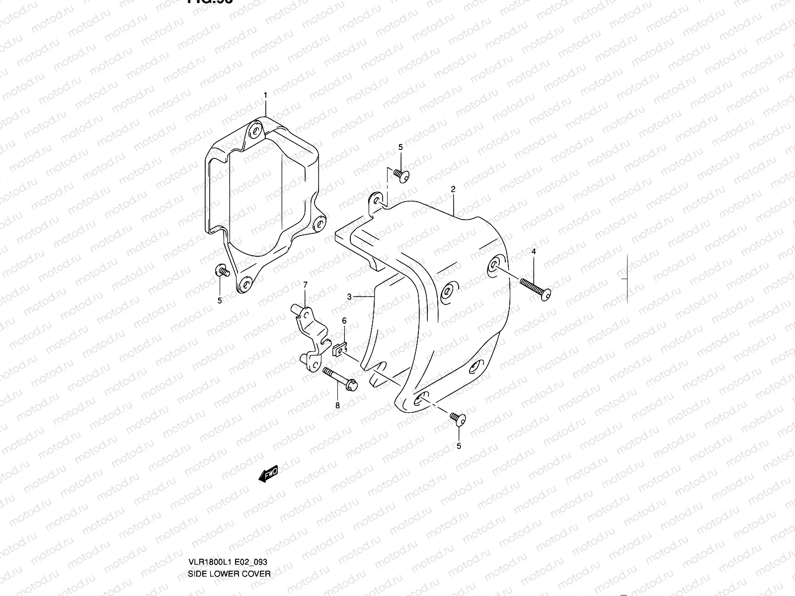 93 - SIDE LOWER COVER