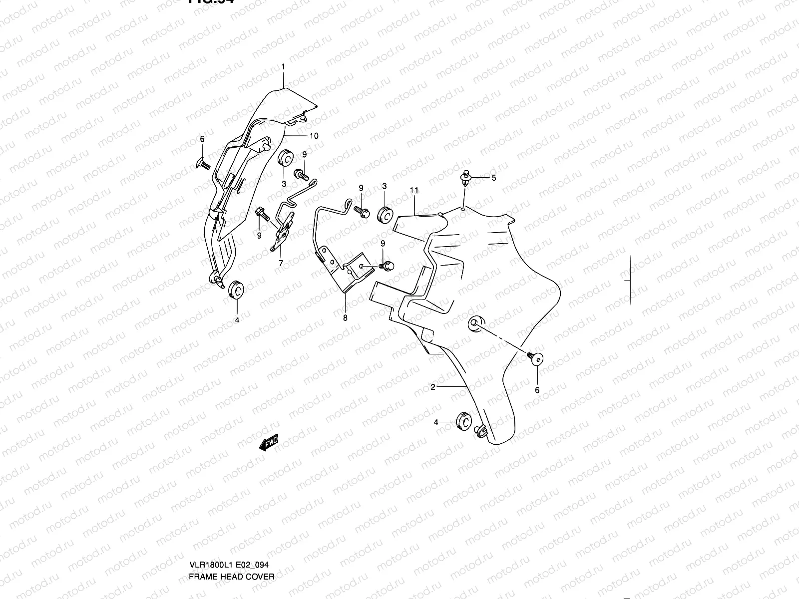 94 - FRAME HEAD COVER