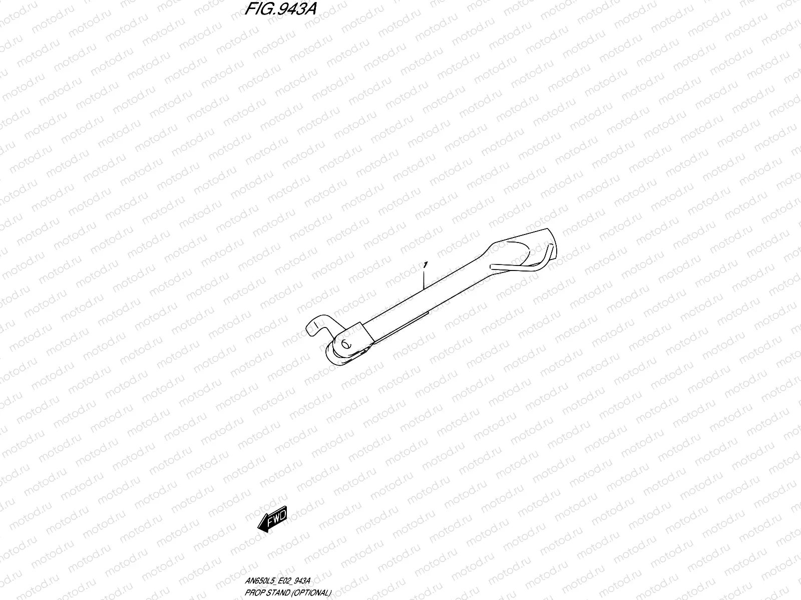 943A - PROP STAND (OPTIONAL)