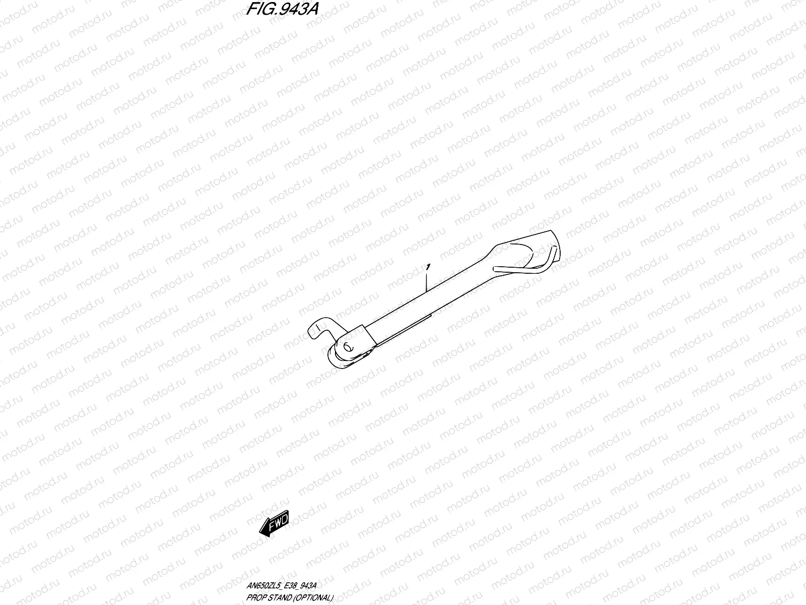 943A - PROP STAND (OPTIONAL)