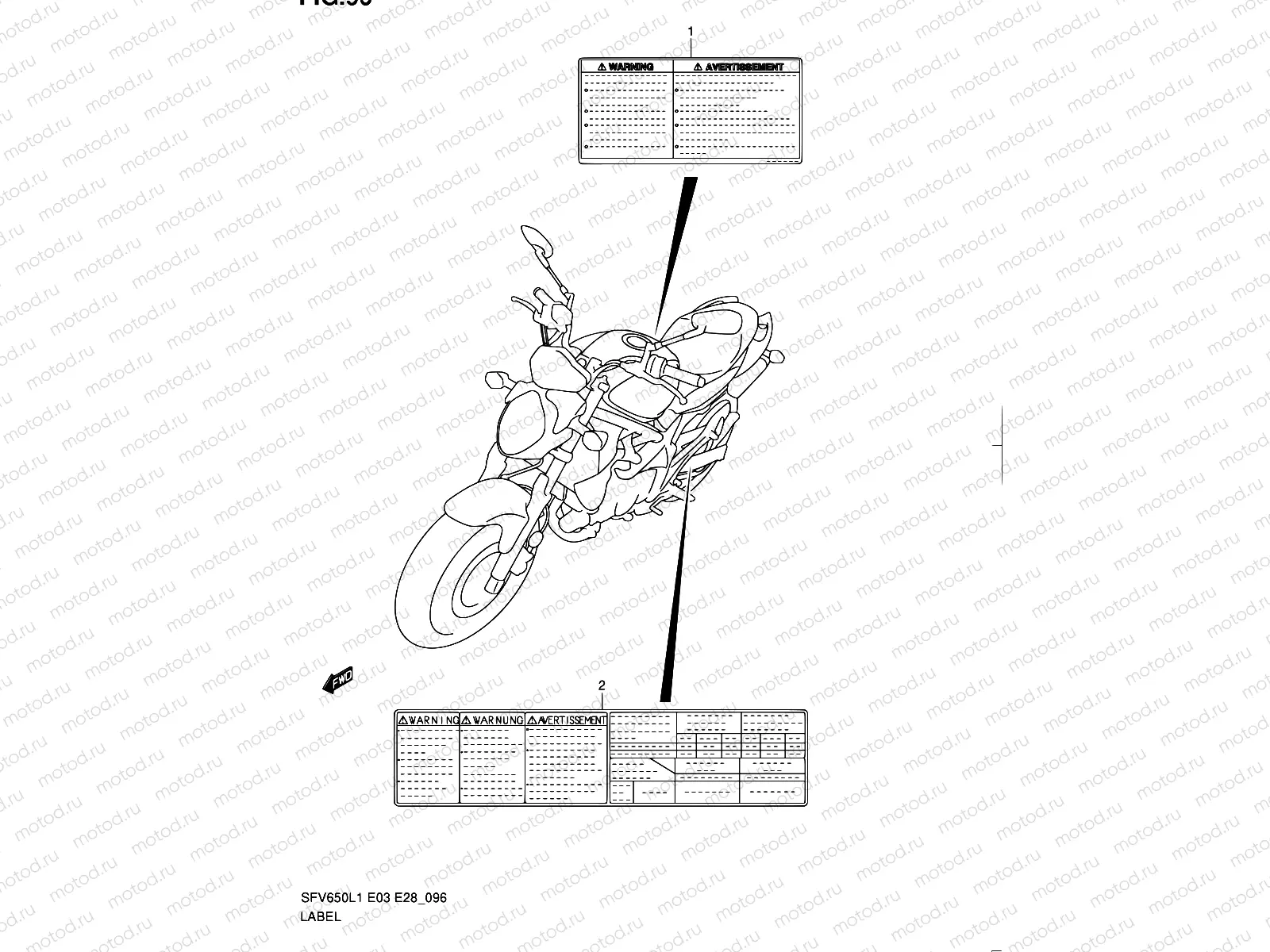 96 - LABEL (SFV650AL1 E28)