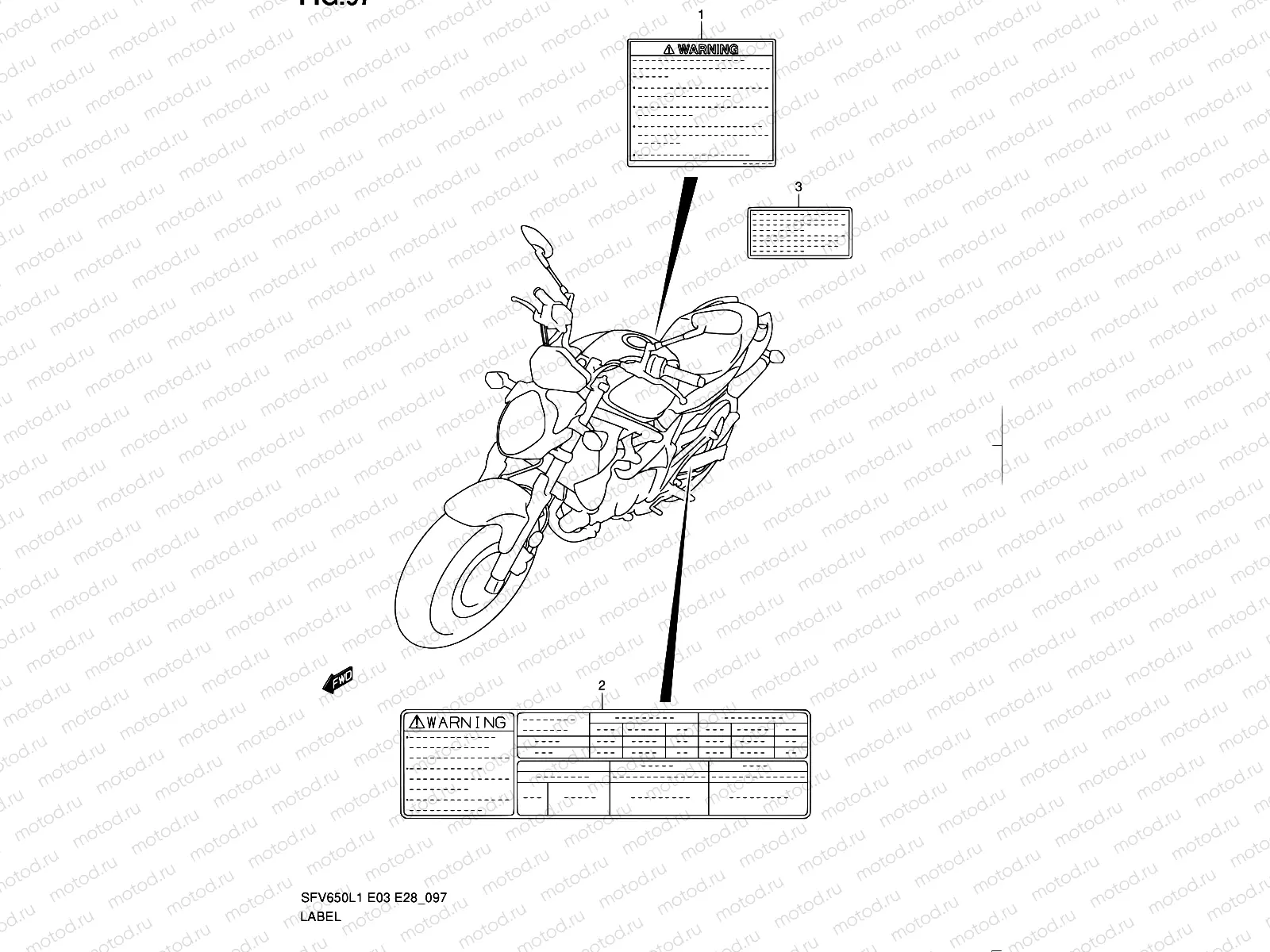 97 - LABEL (SFV650AL1 E33)