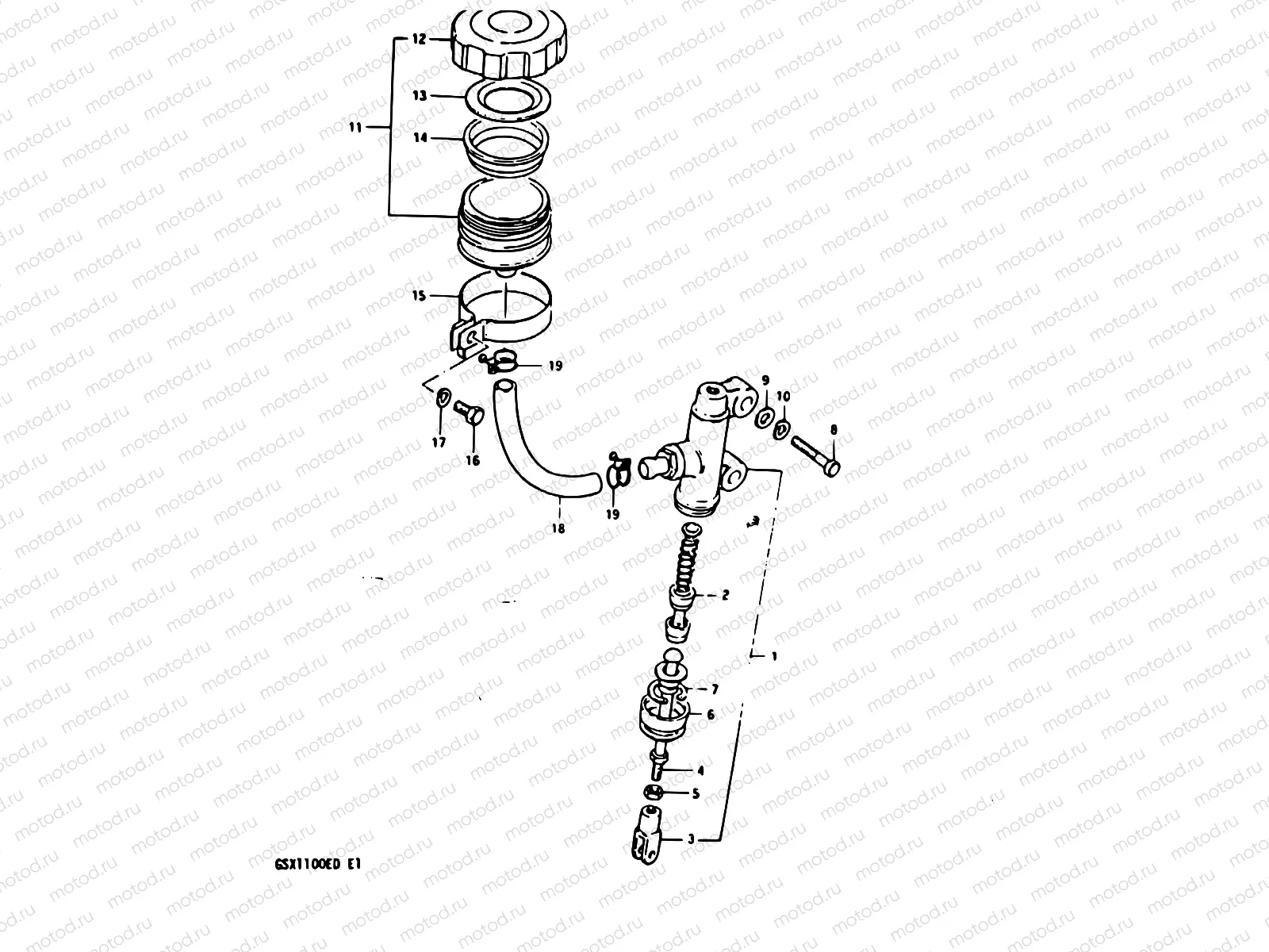 97 - REAR MASTER CYLINDER