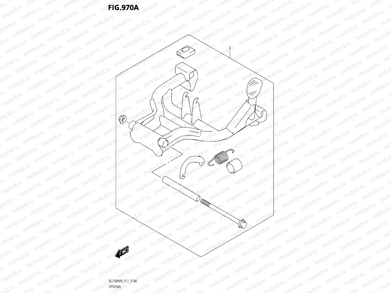 970A - OPTIONAL CENTER STAND