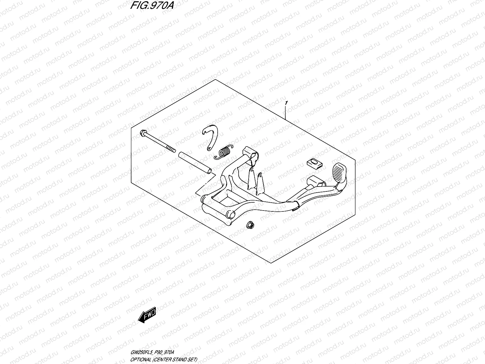 970A - OPTIONAL (CENTER STAND SET)