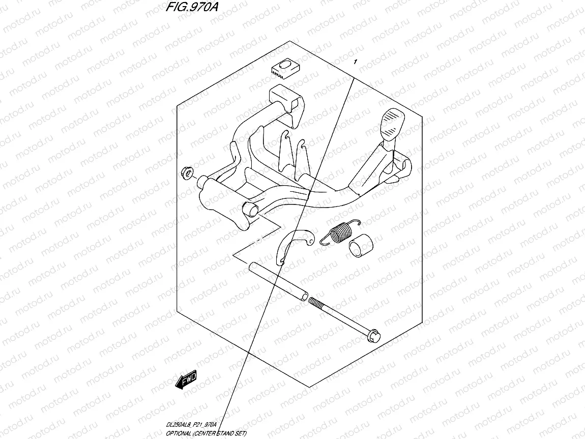 970A - OPTIONAL (CENTER STAND SET)